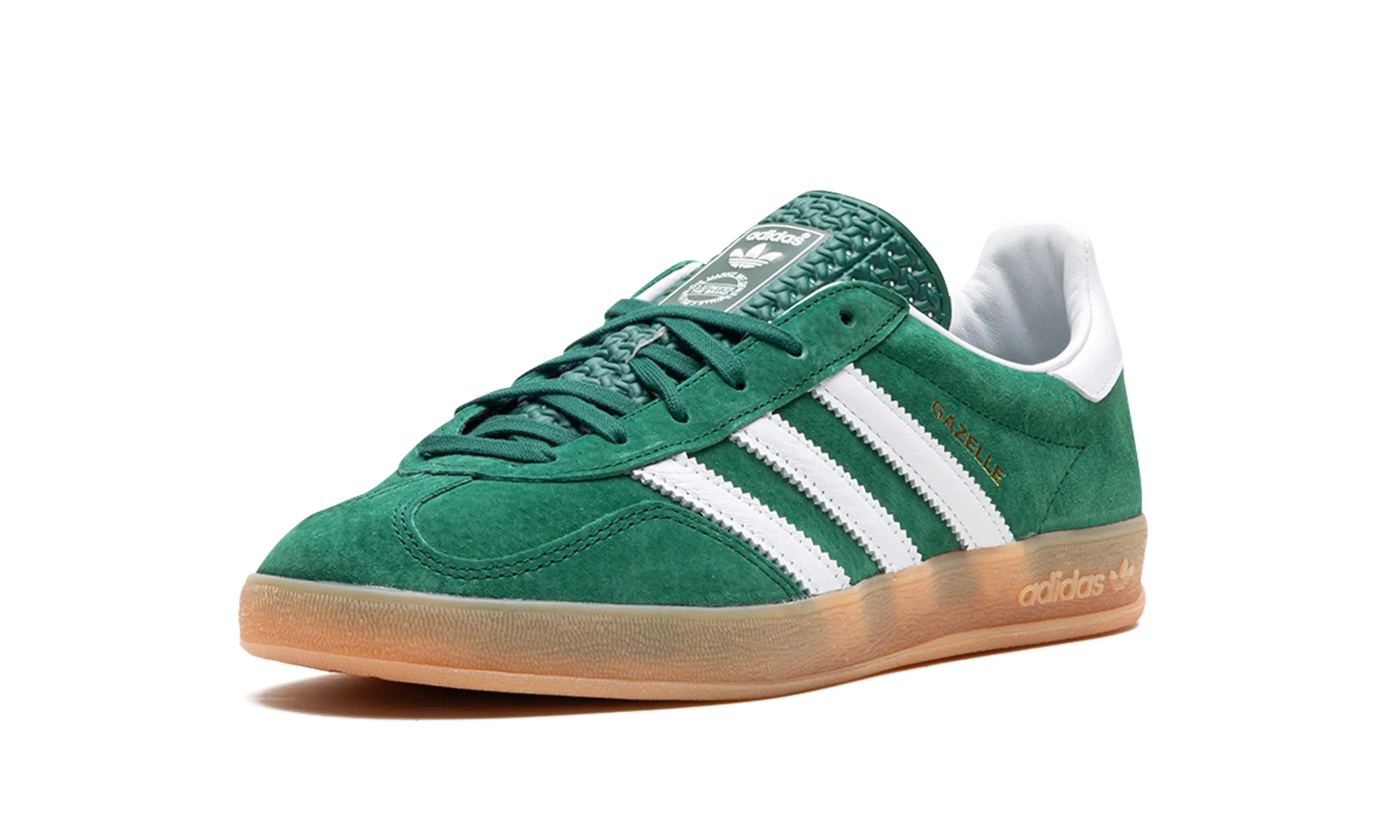 Gazelle Indoor "Collegiate Green Gum" Skate Fit Ready Comfortable Collar