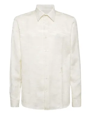 Classic Collar Wedding guest Shirt Sugar Daddy Cut LS Skull&amp;Bones