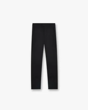 Smoking Pant - Black Fitted waist