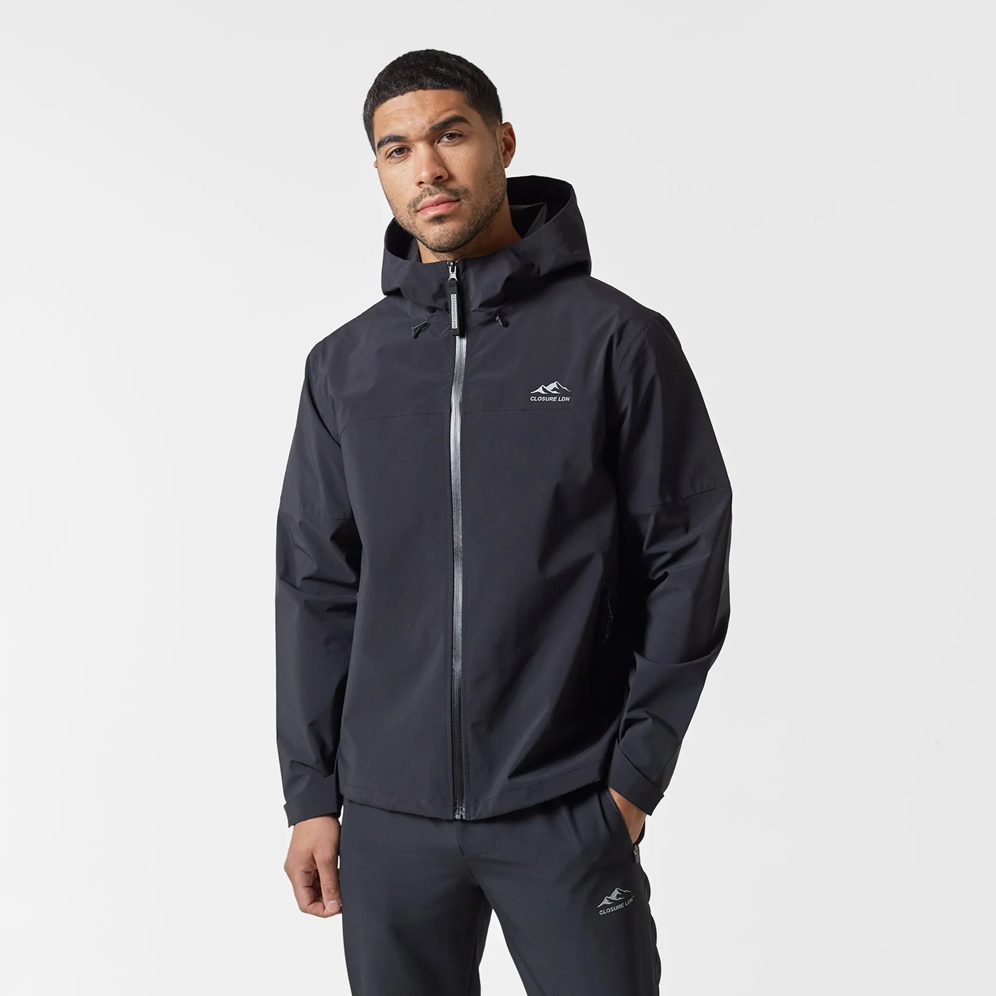 Evening Chill Piece Timeless Piece Layered Shell Sport Jacket | Black