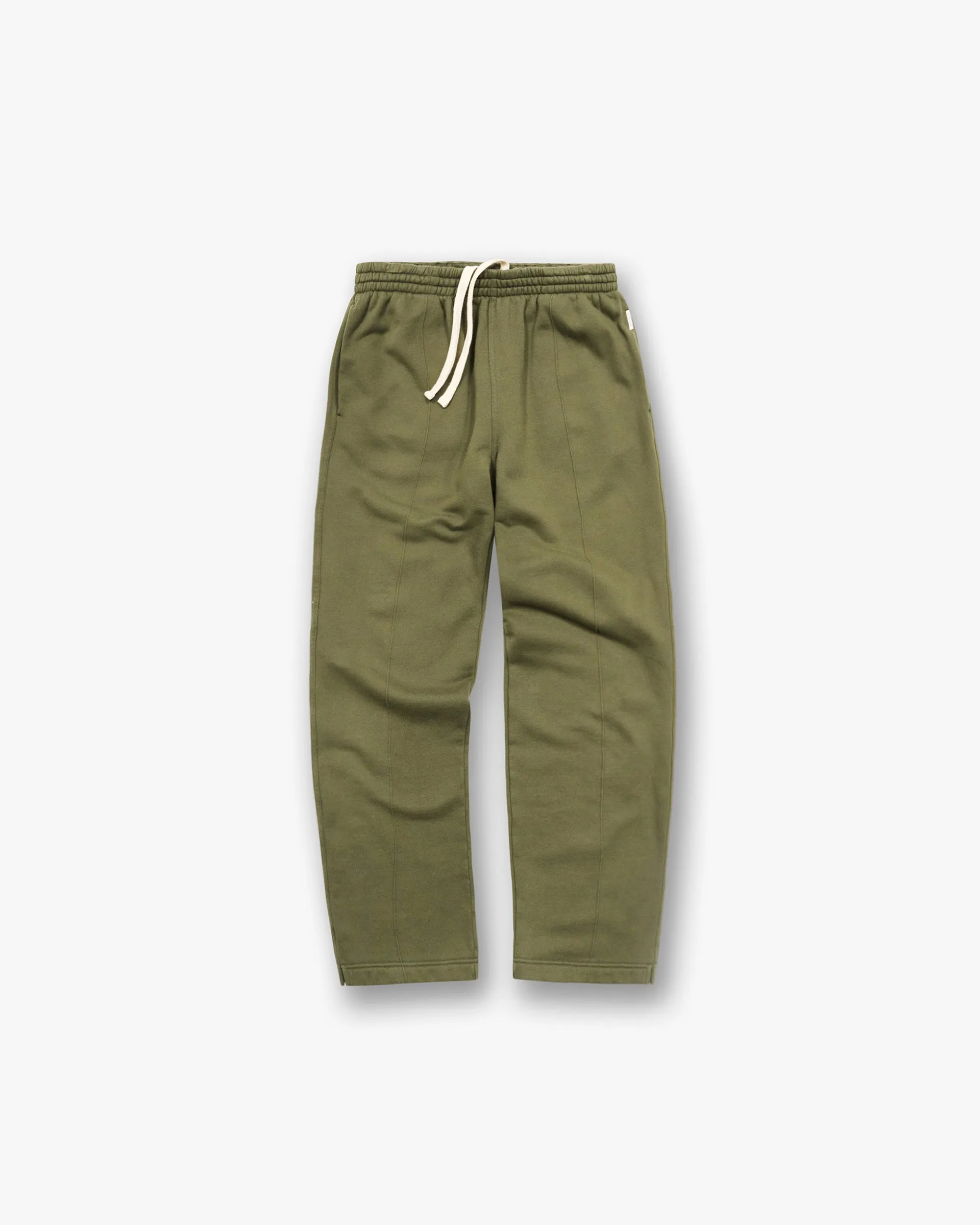 Seam-Free Premium Quality Initial Sweatpants - Army Green