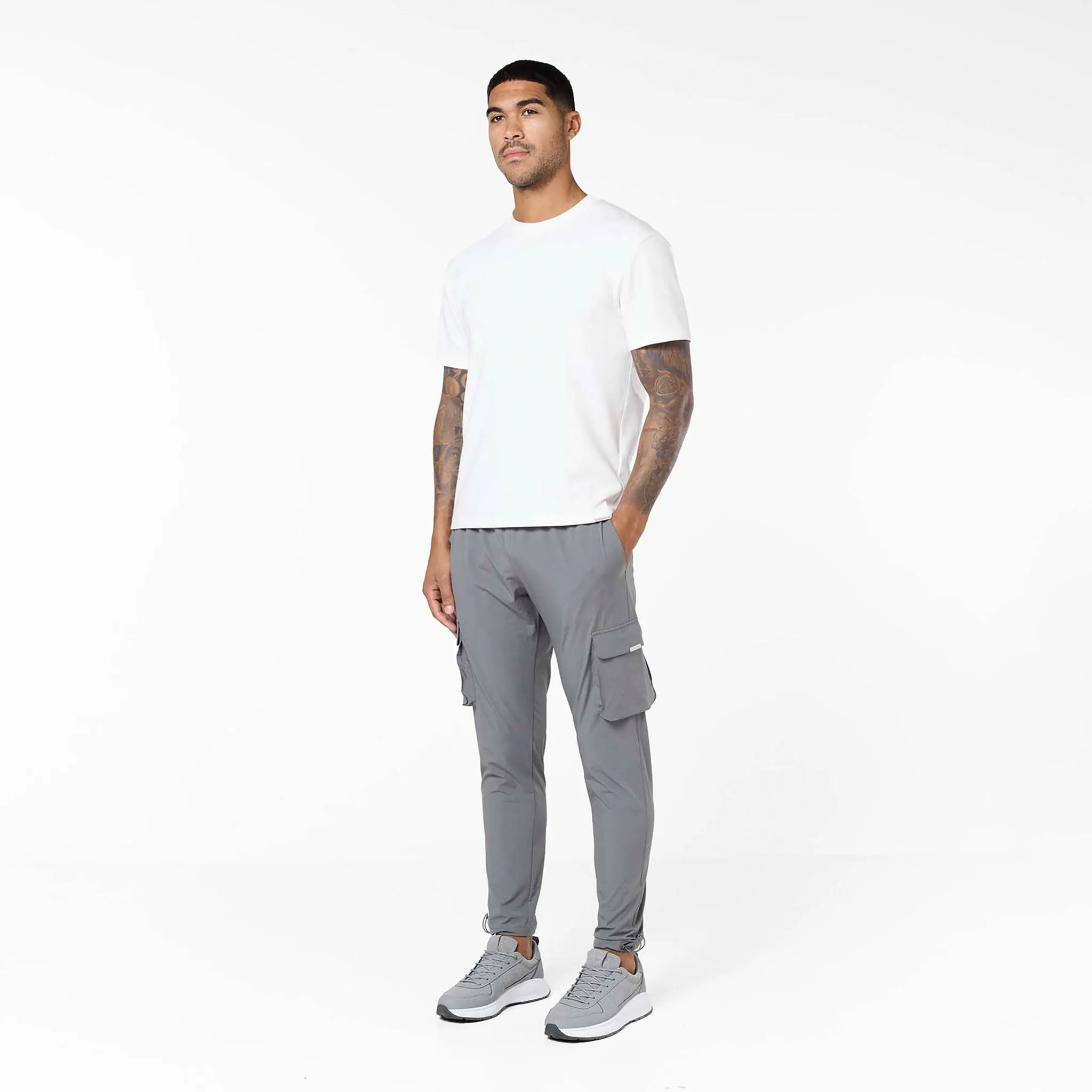 Stretch Tech Cargo Pant | Mid Grey Outdoor Flex
