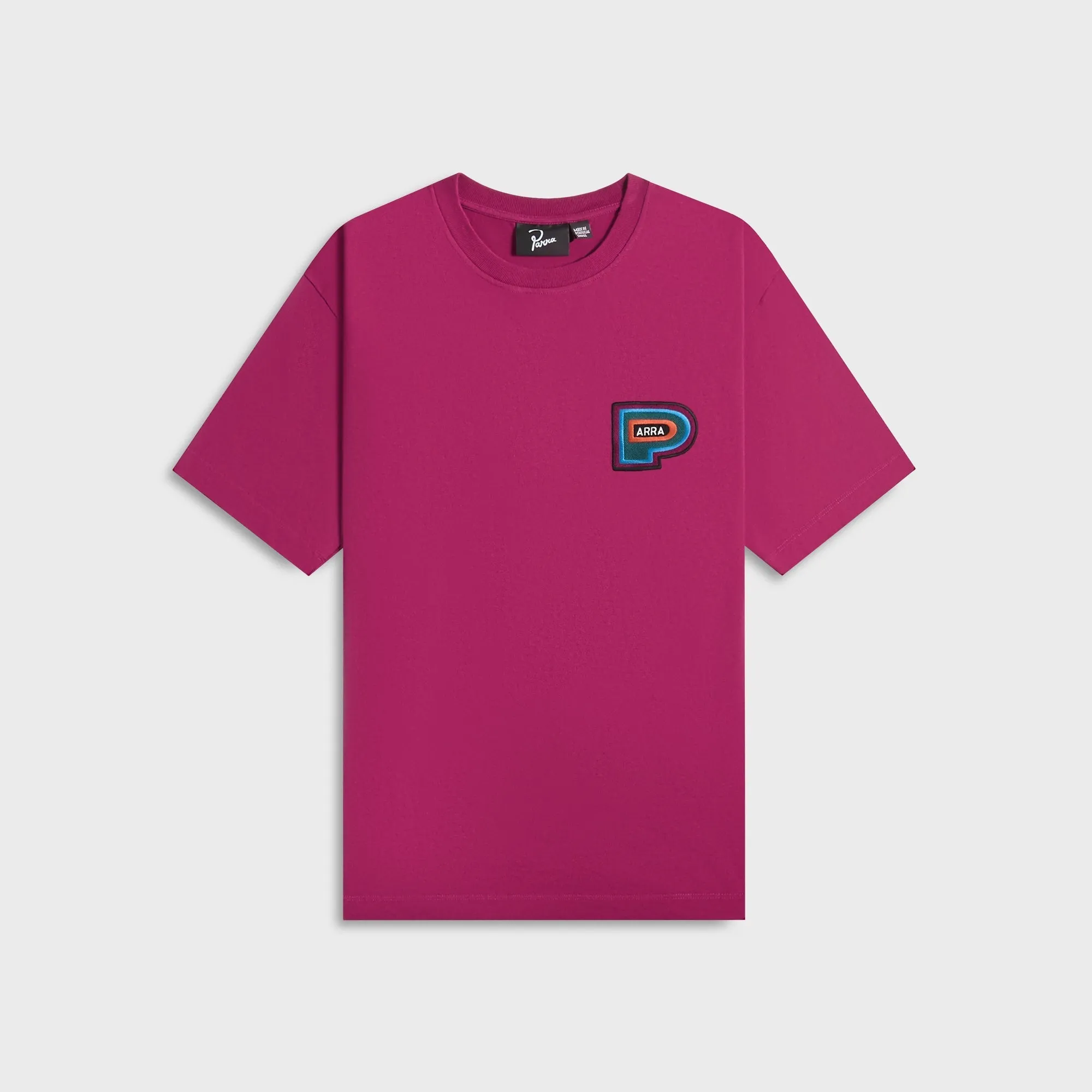 stain resistant coating by Parra Repeat Pea Tee - Dark Magenta