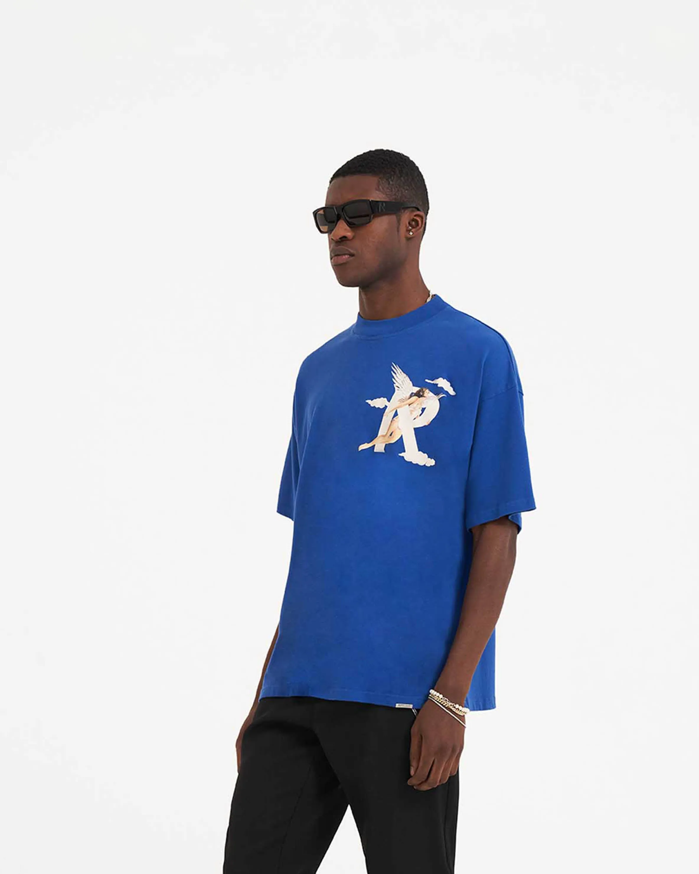 Storms In Heaven T-Shirt - Cobalt Classic Comfort Style