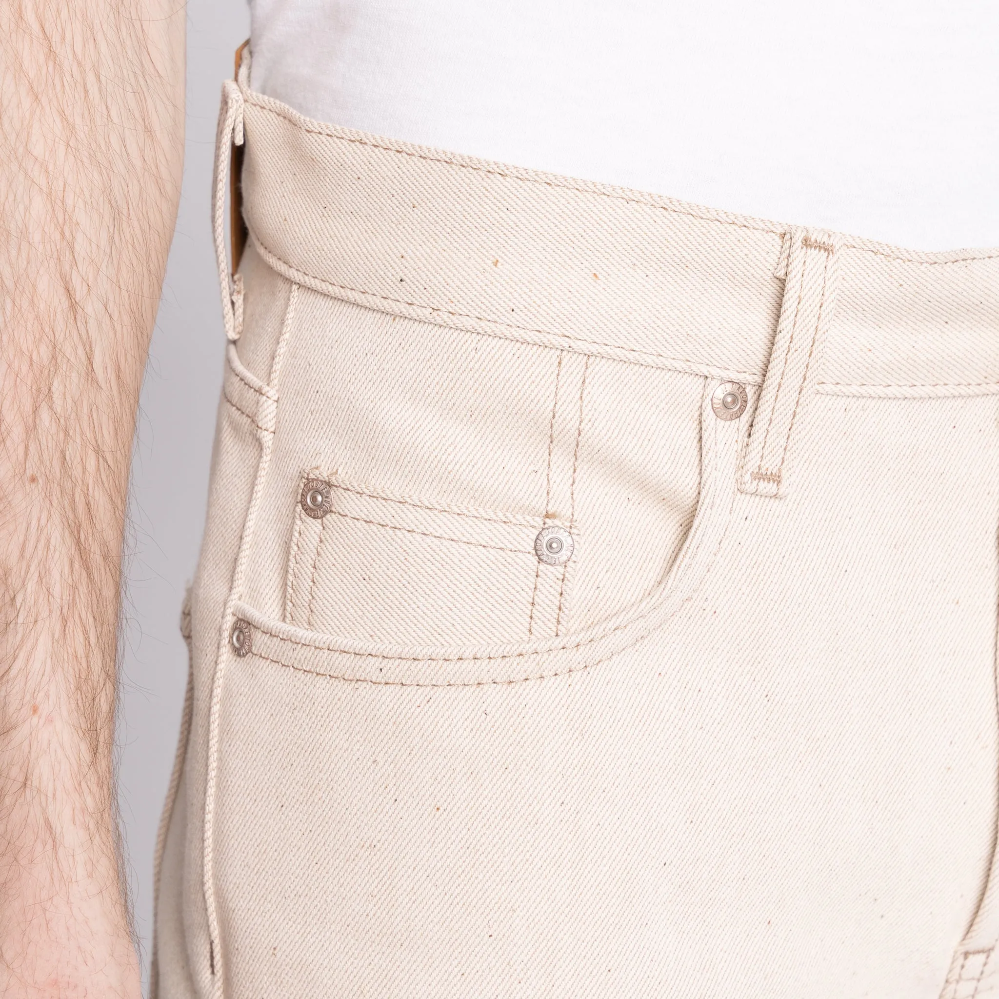 Neutral Fabric Strong Guy - All Natural Ecru Foxfibre? Selvedge