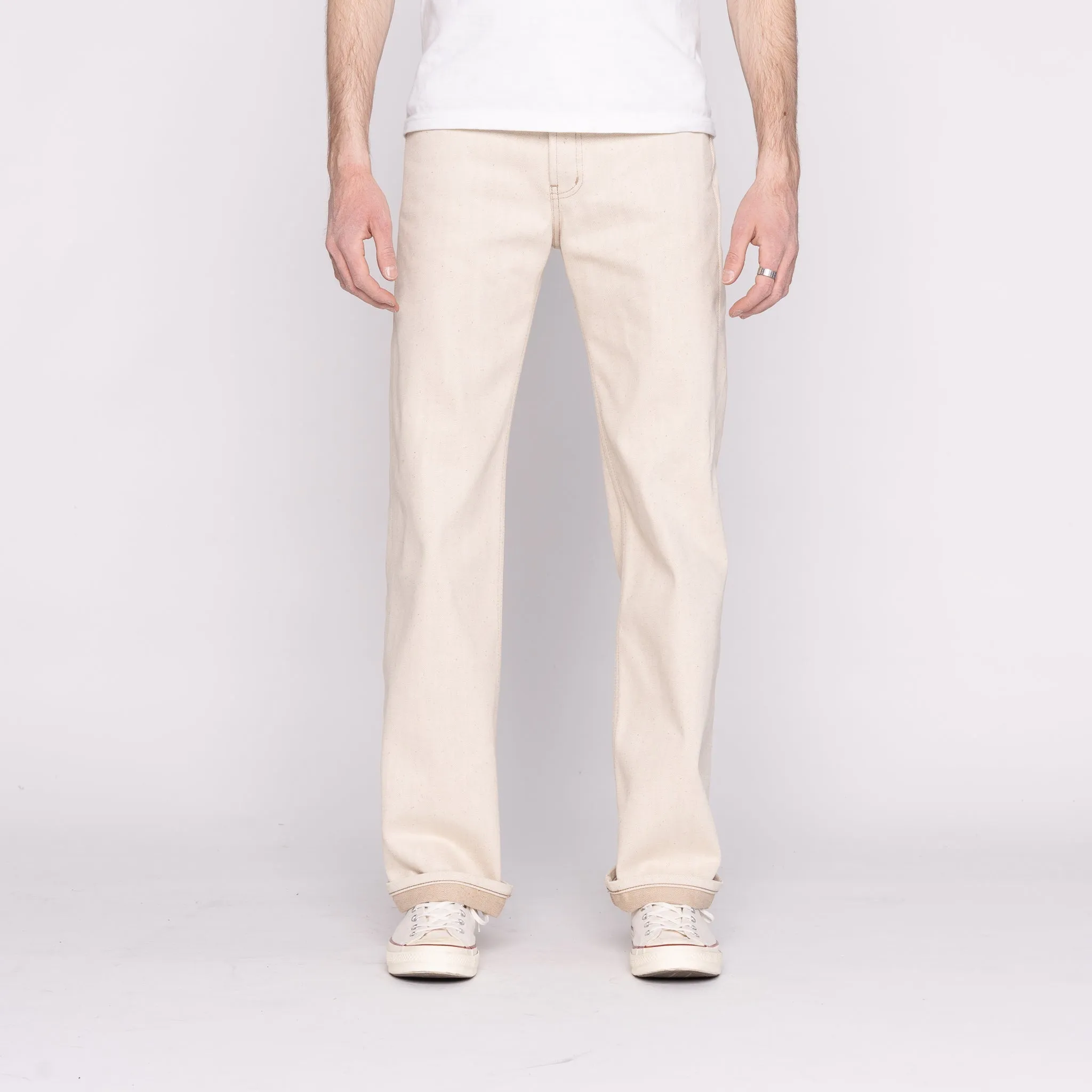 Strong Guy - All Natural Ecru Foxfibre? Selvedge Everyday Motion Urban Explorer Trend Setter