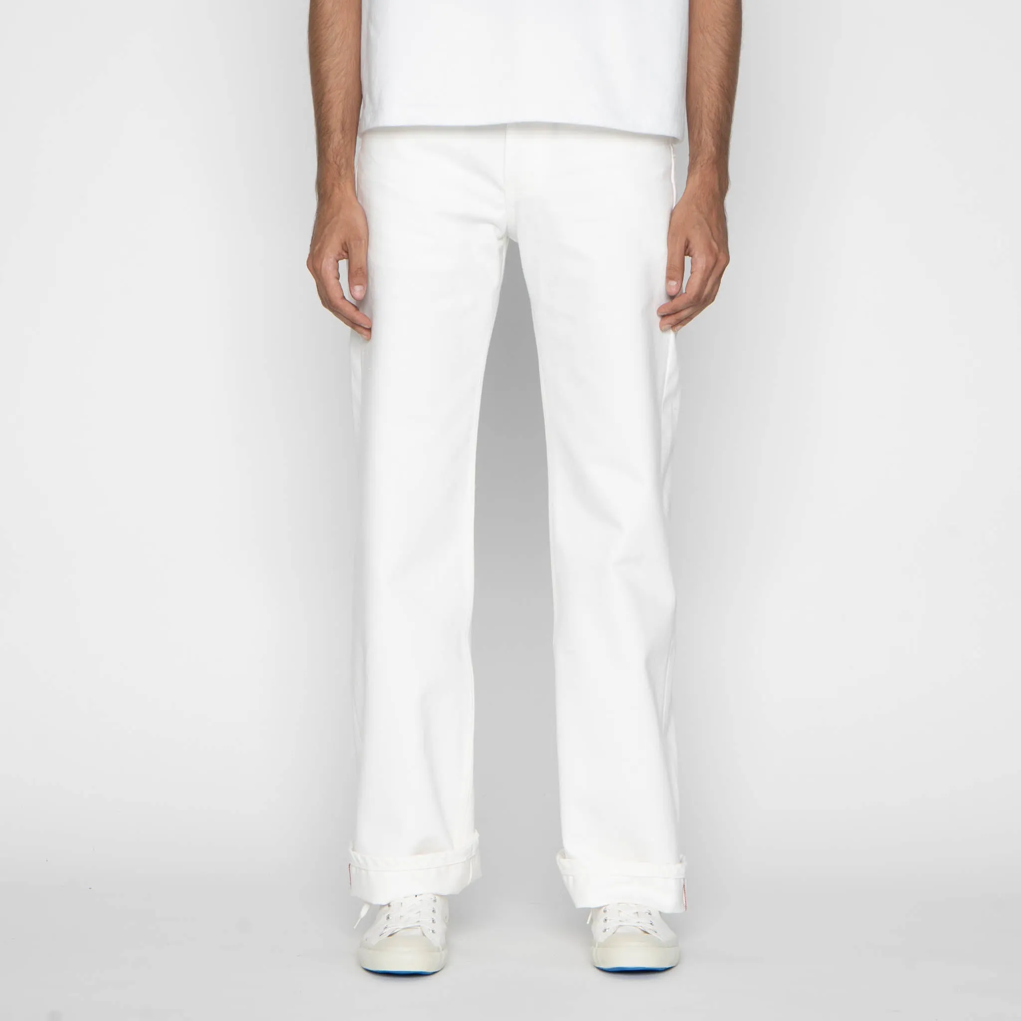 Elegant Minimalist Outdoor Adventure Loose Smooth Shopping Day Strong Guy - Iceberg Selvedge