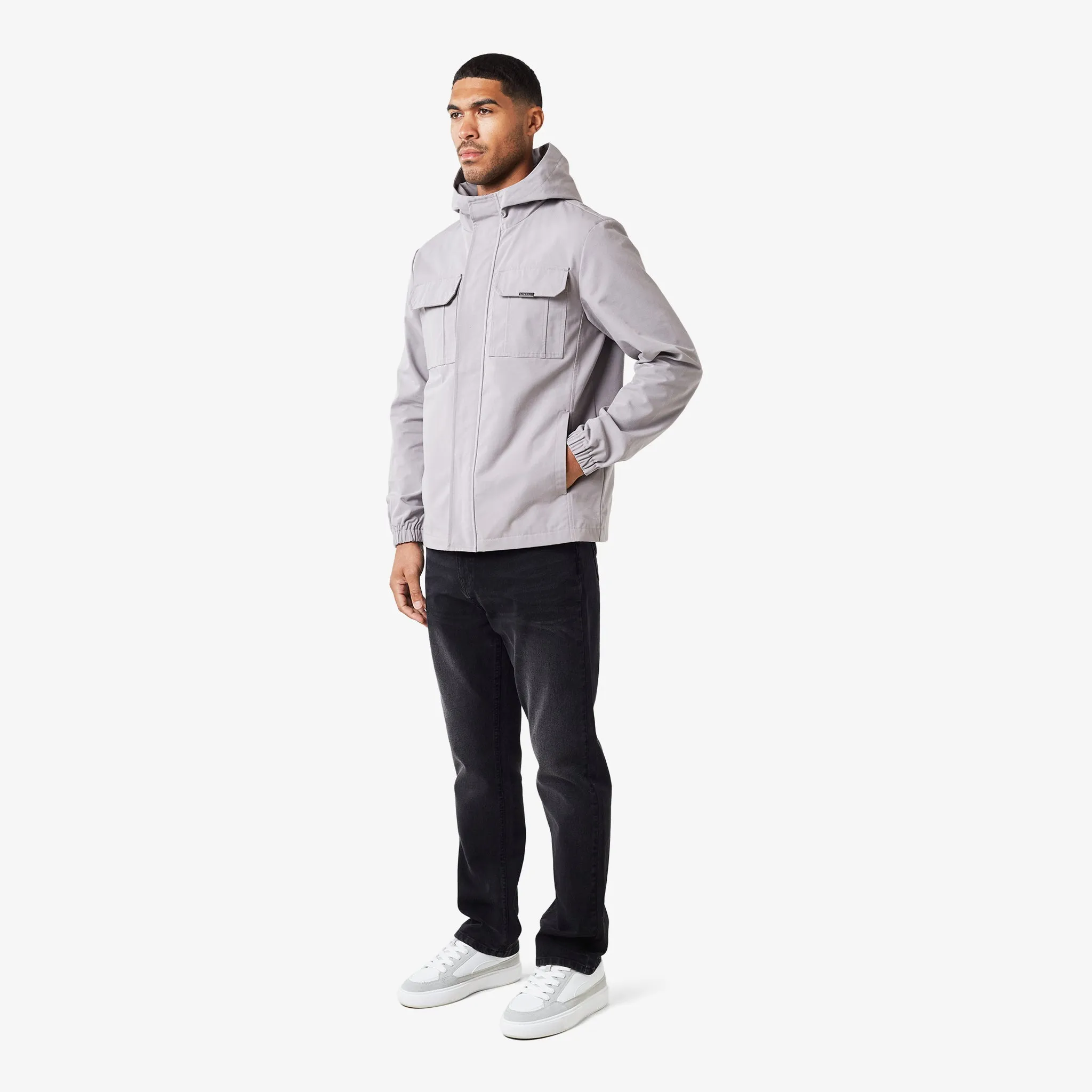 Premium Ripstop Jacket | Ice Grey Breathable Design