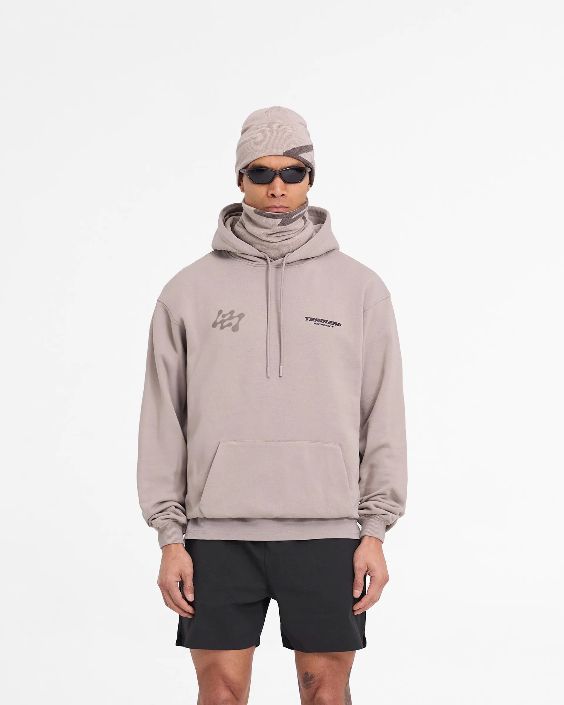 Best-selling product ethnic authenticity 247 Future Terrains Oversized Hoodie - Moonrock
