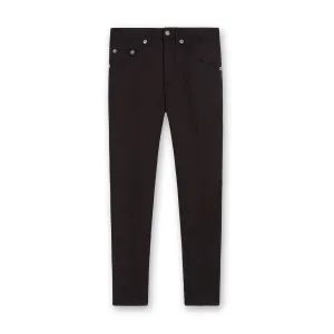 Neil Barrett - Soft Stretch Cotton Super Skinny Jeans in Black Day To Night