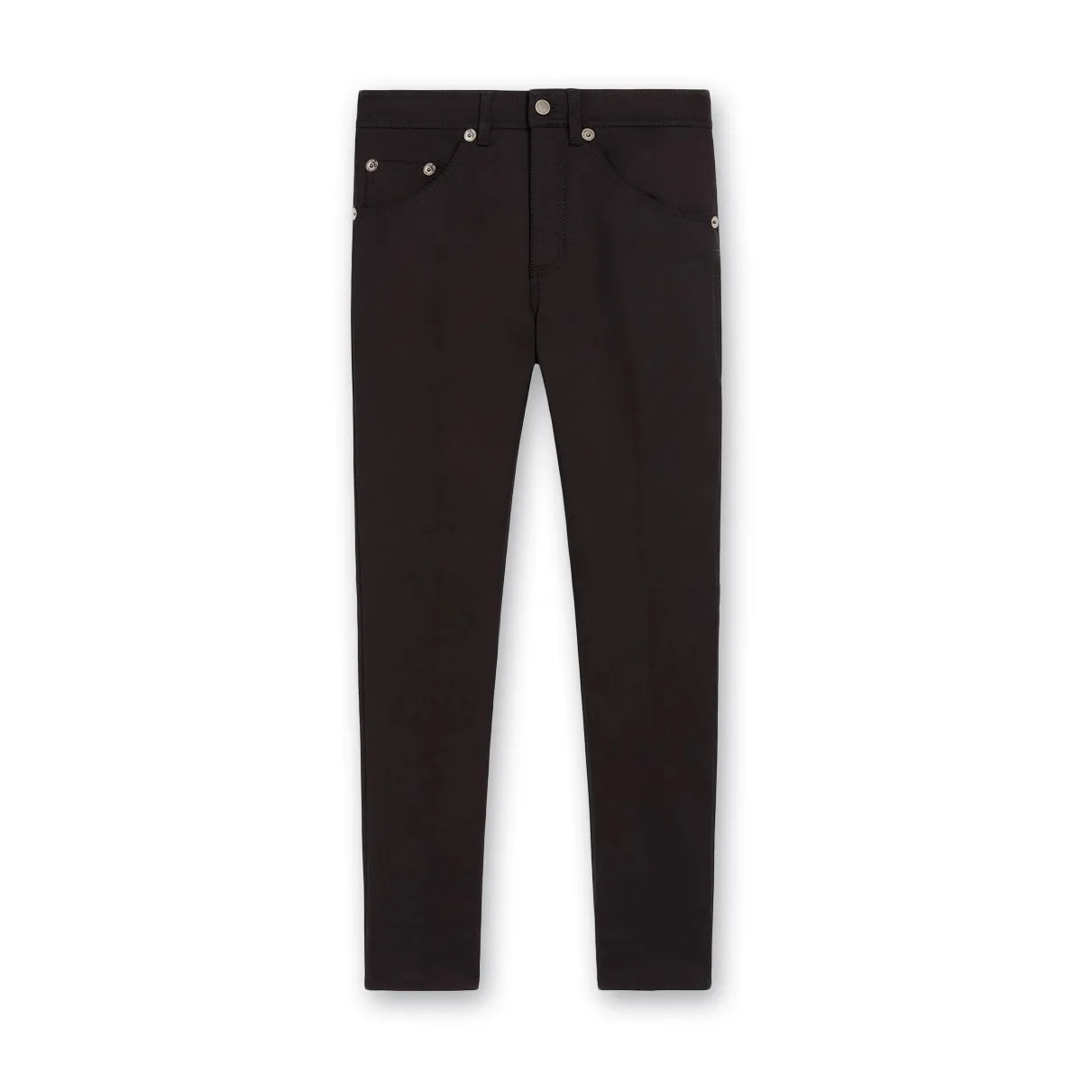 Neil Barrett - Soft Stretch Cotton Super Skinny Jeans in Black Day To Night