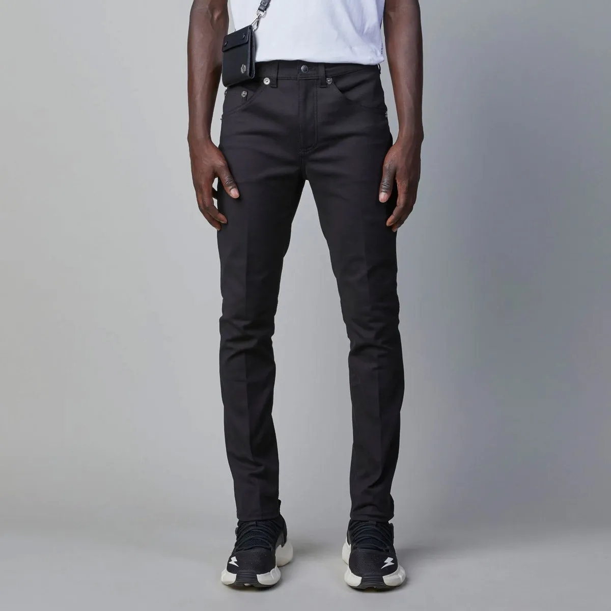 clean look Office Wear Trendy Home Comfort Neil Barrett - Soft Stretch Cotton Super Skinny Jeans in Black