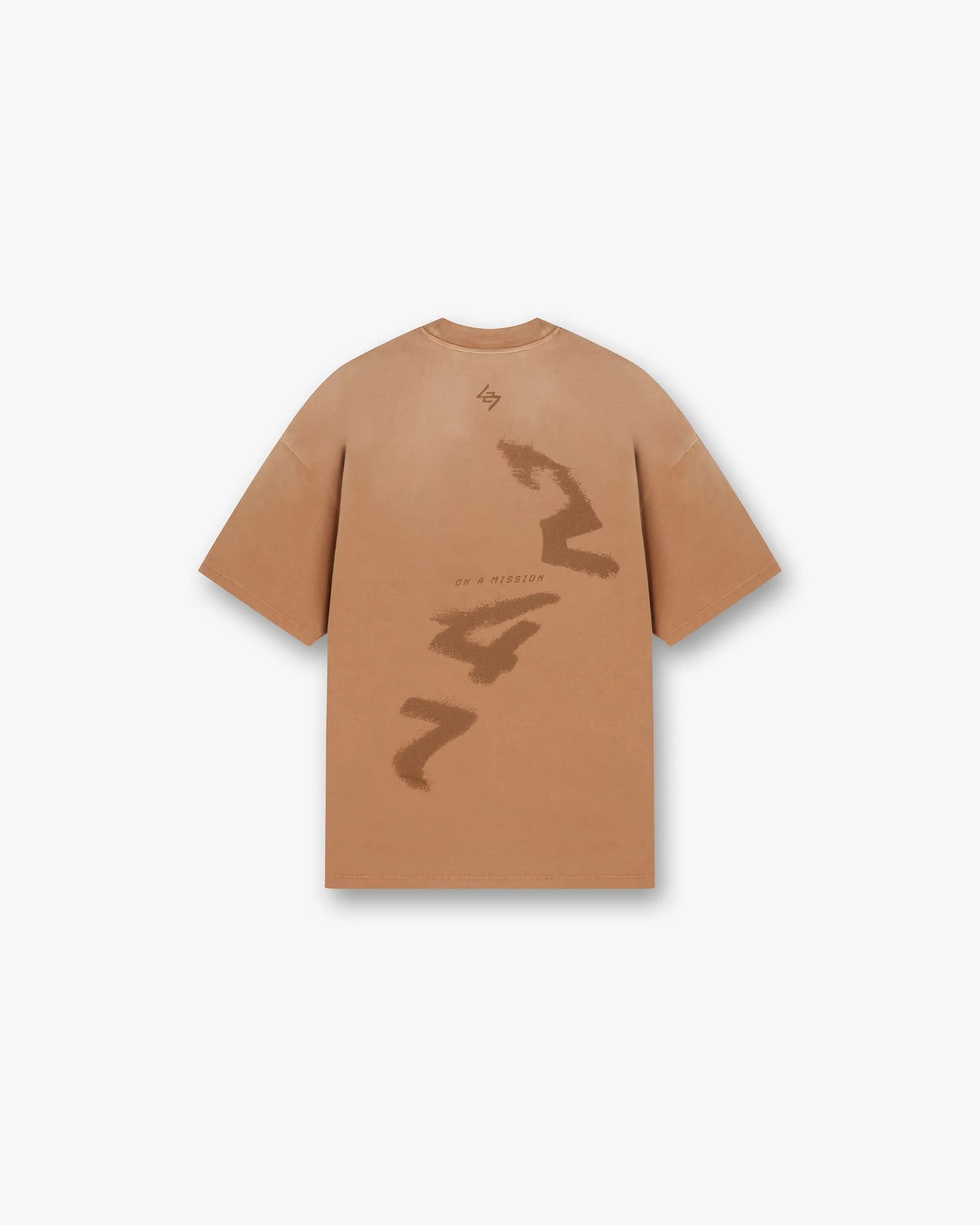 Cozy Comfort Fresh Style Trend 247 Motion Oversized T-Shirt - Rust