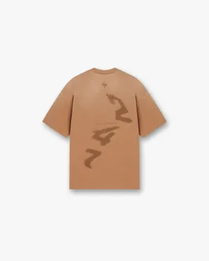 Cozy Comfort Fresh Style Trend 247 Motion Oversized T-Shirt - Rust