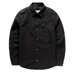 Quality Look Fade Resistant Formula Left Hand Zip Pocket Shirt Black