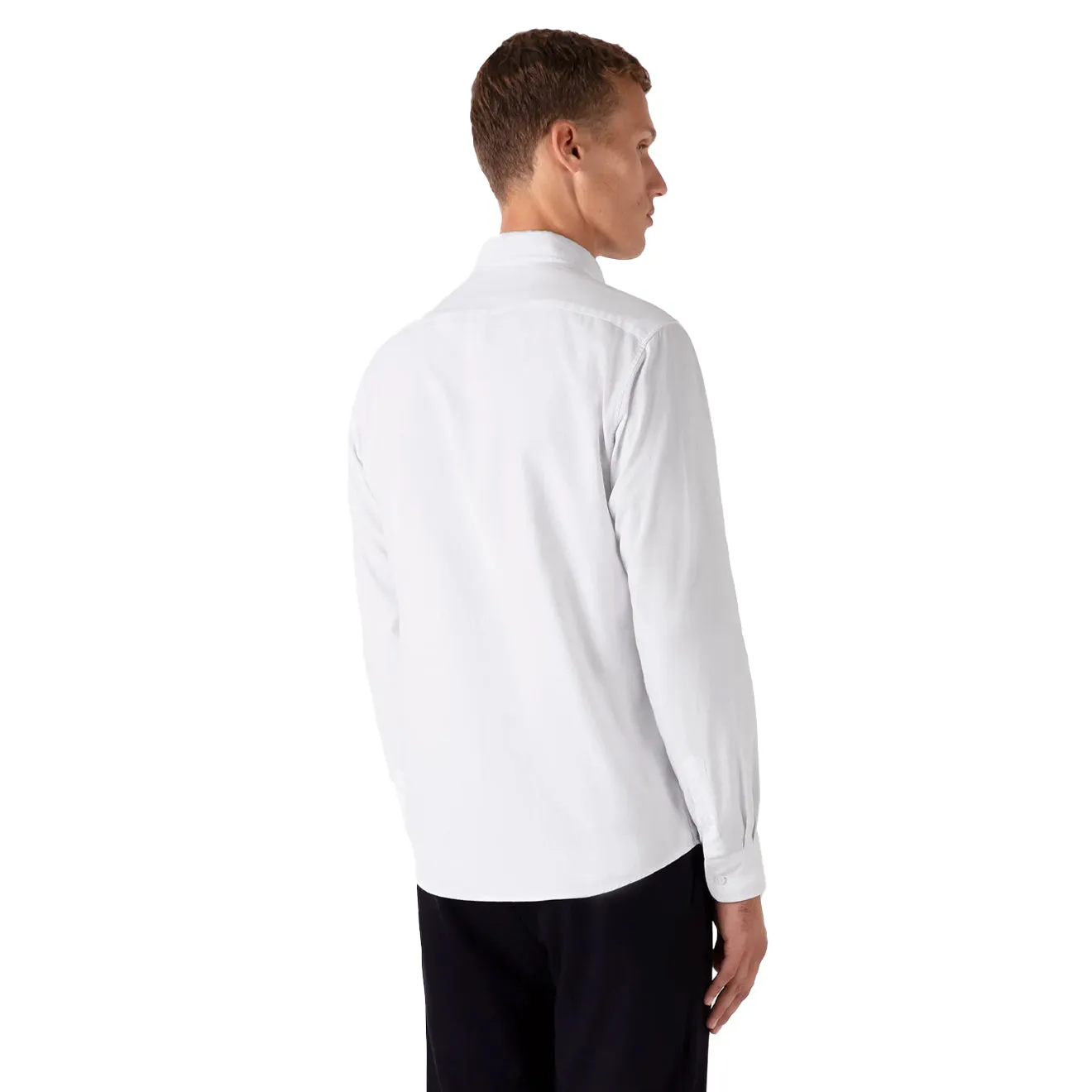 Functional Comfort Sunspel L/S Oxford Shirt White