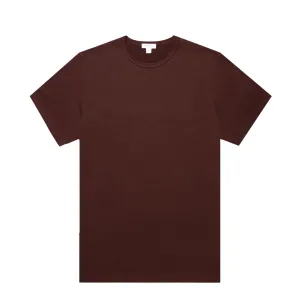 ComfortOptimizedConstruction Casual layering piece Sunspel S/S Classic T-Shirt Bakelite