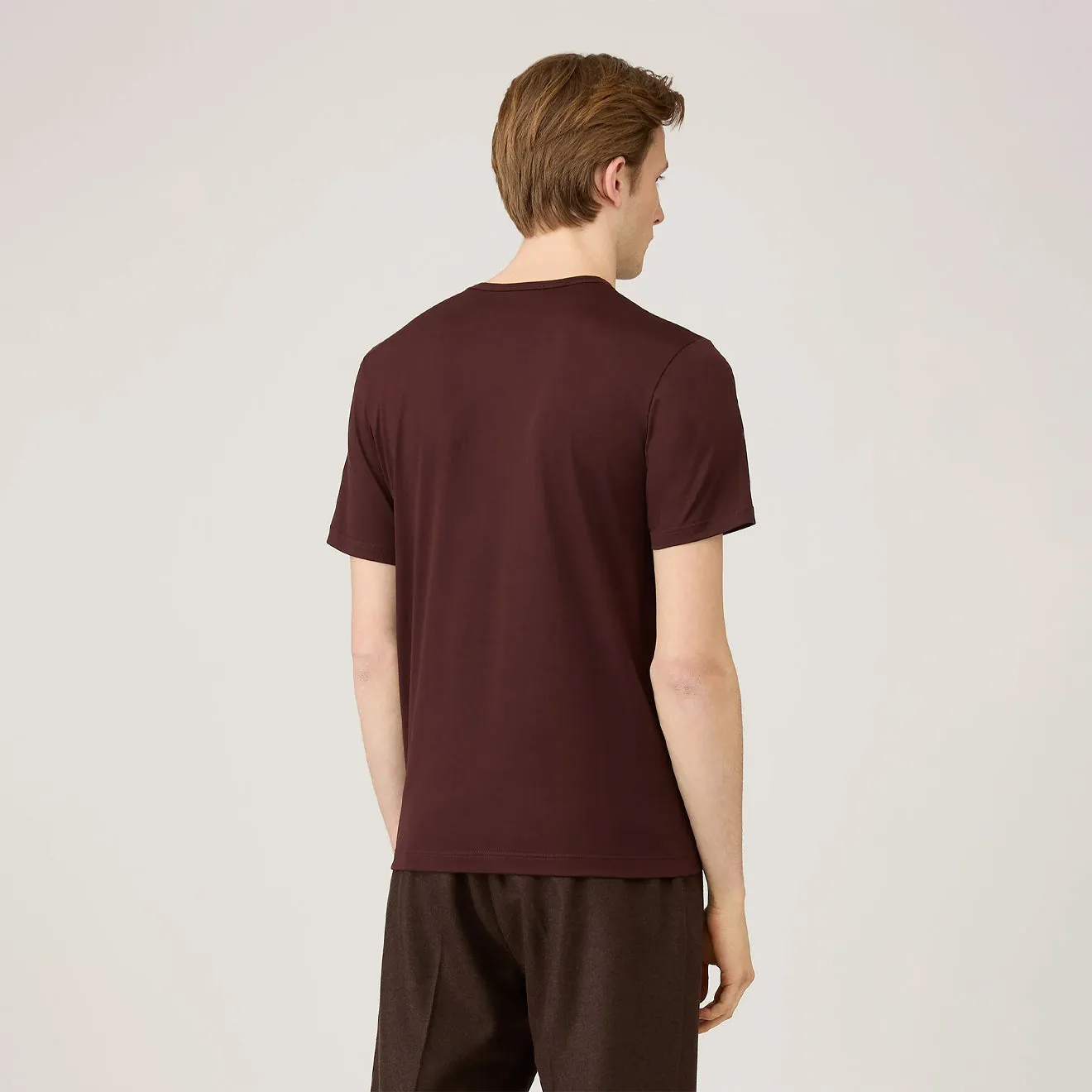 Travel Style Trend Sunspel S/S Classic T-Shirt Bakelite