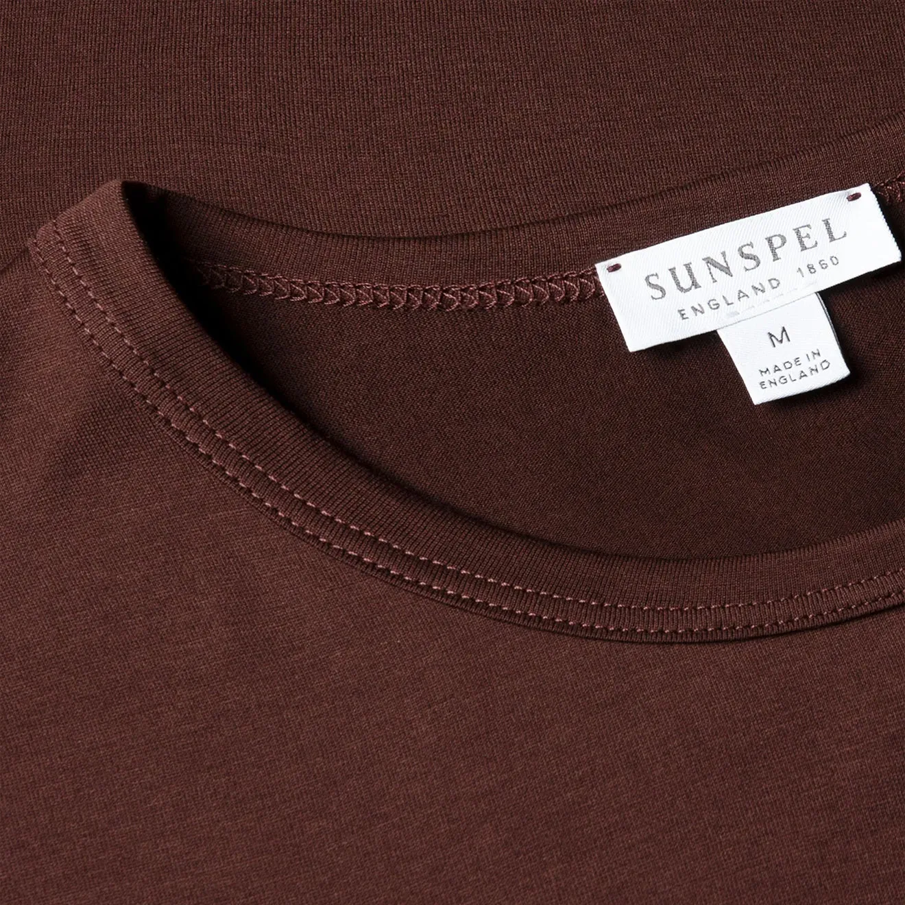 oversized but not shapeless Quality Fabric Sunspel S/S Classic T-Shirt Bakelite