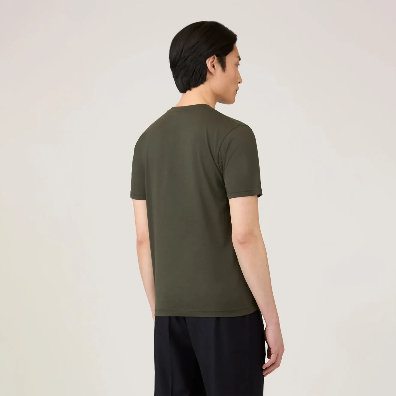 Versatile Design Work efficiency Sunspel S/S Riviera T-Shirt Dark Green