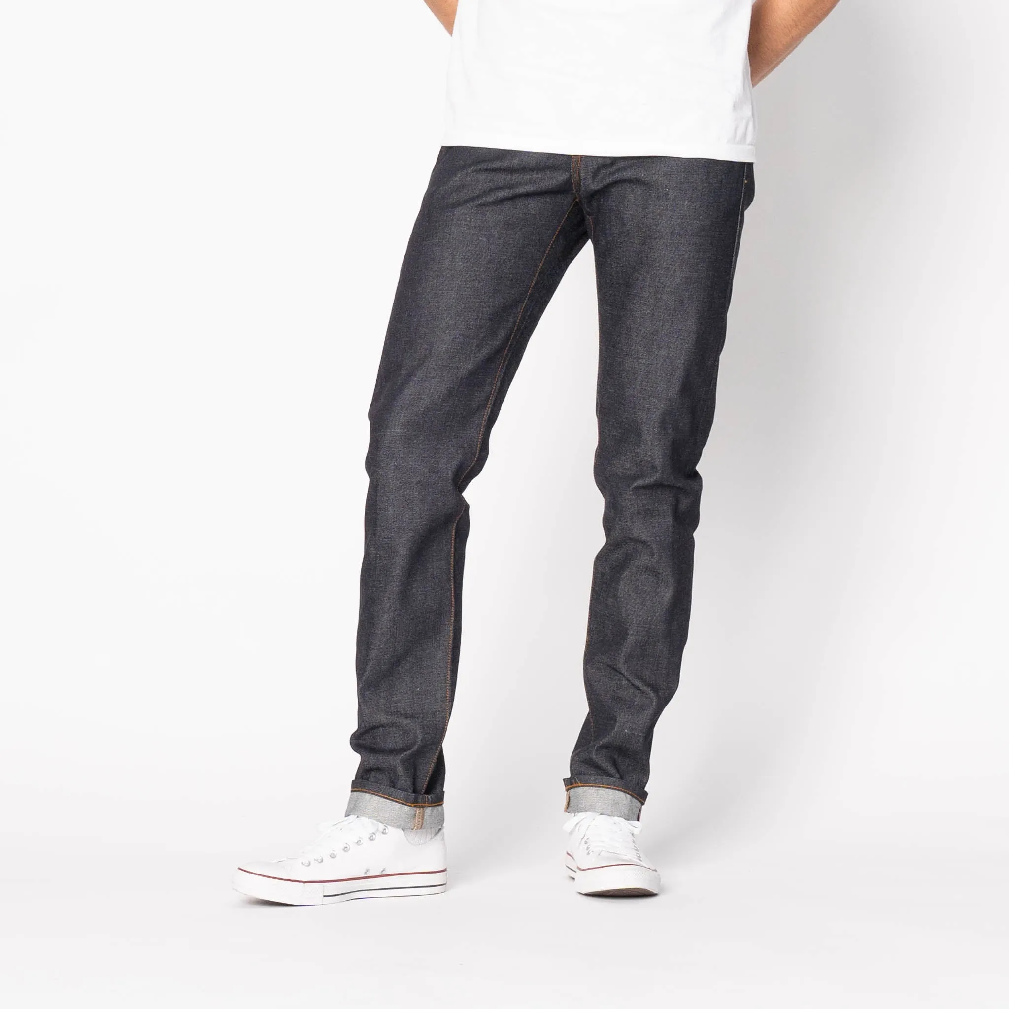 Stretch Unisex Wear Classic Wear Super Guy - Dia De Los Muertos Selvedge - Indigo