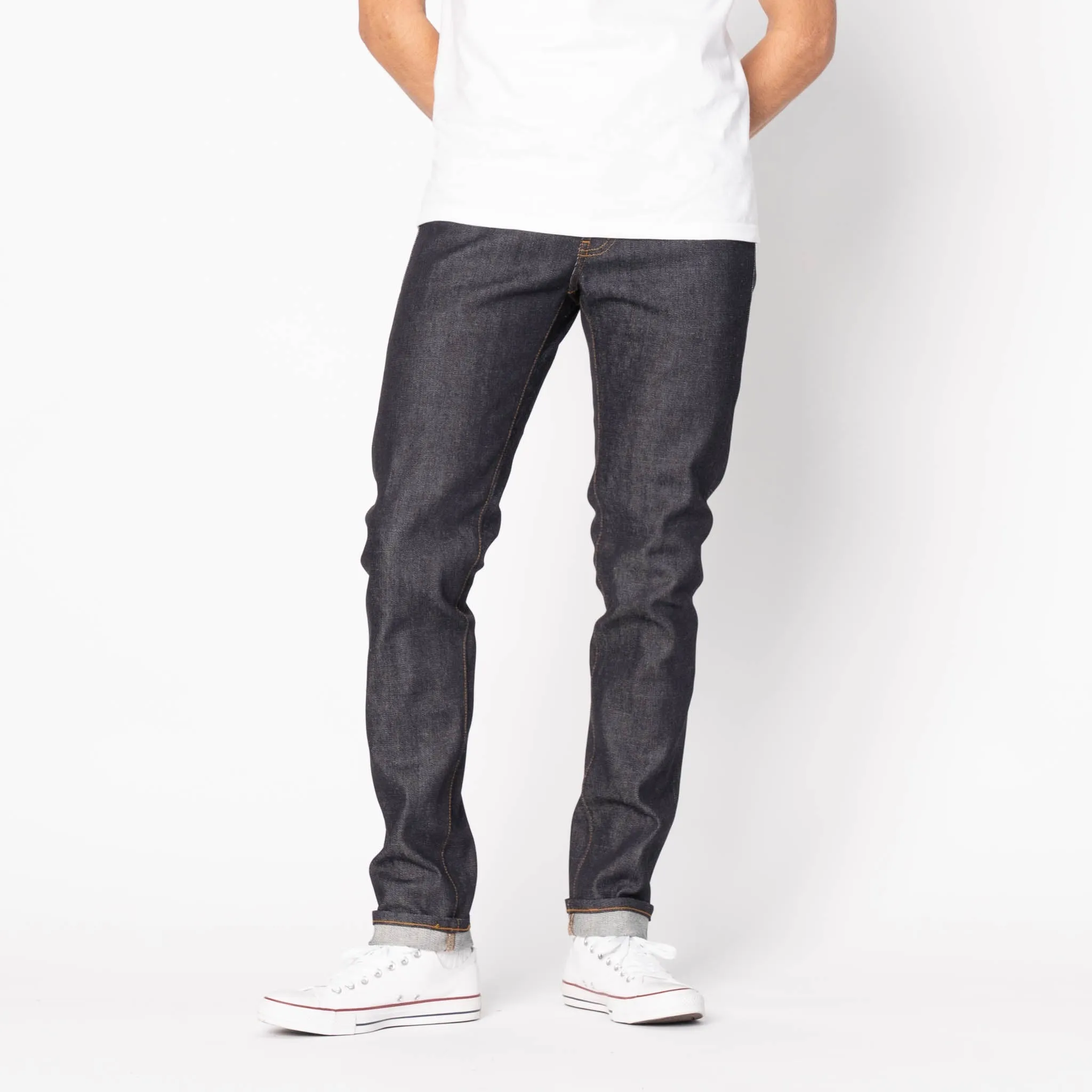 Versatile Relaxed Style Family Style Casual Work Meeting Super Guy - Gateway Selvedge - Indigo