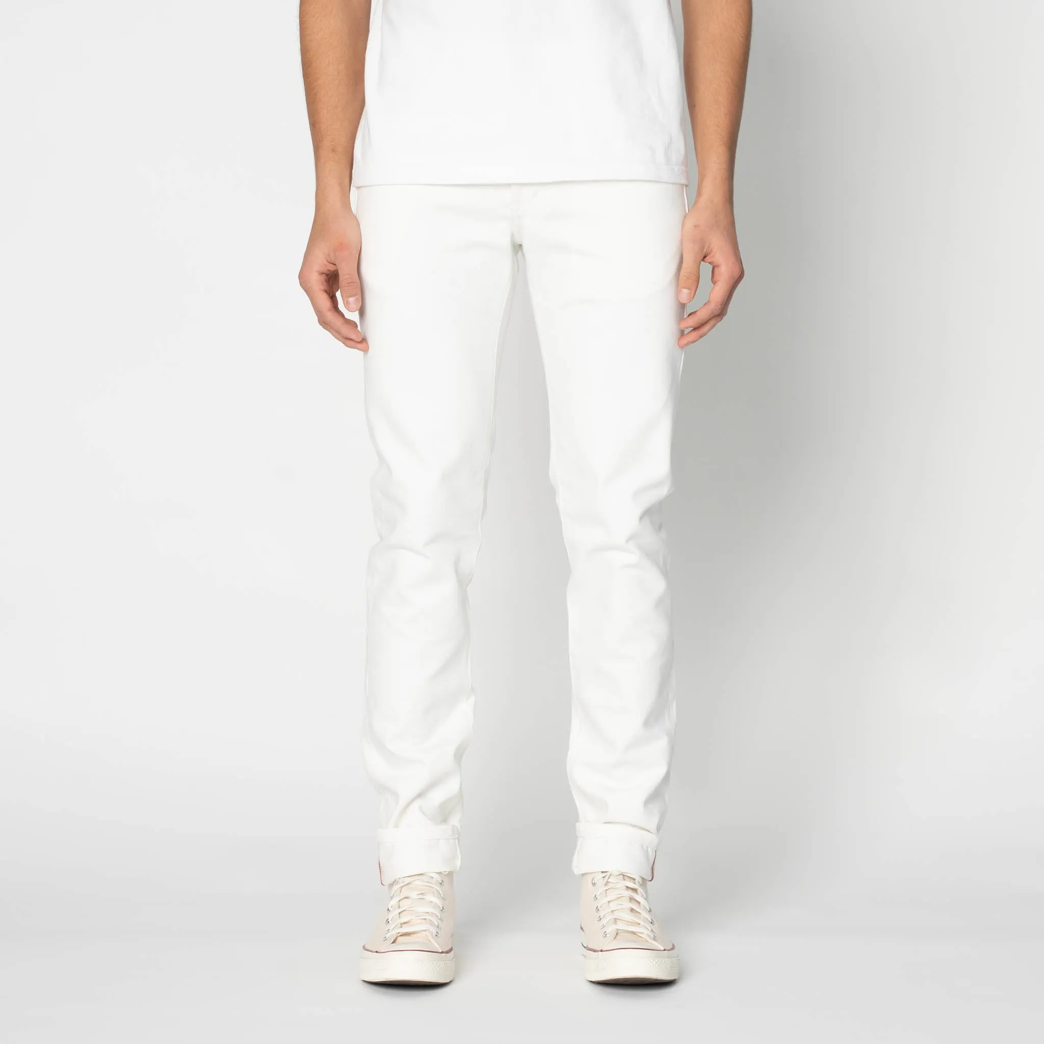 No Gap Waist Engineering Relaxed Design Style Super Guy - Iceberg Selvedge