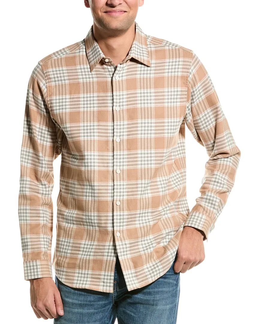Theory Irving Flannel Shirt Sleepwear