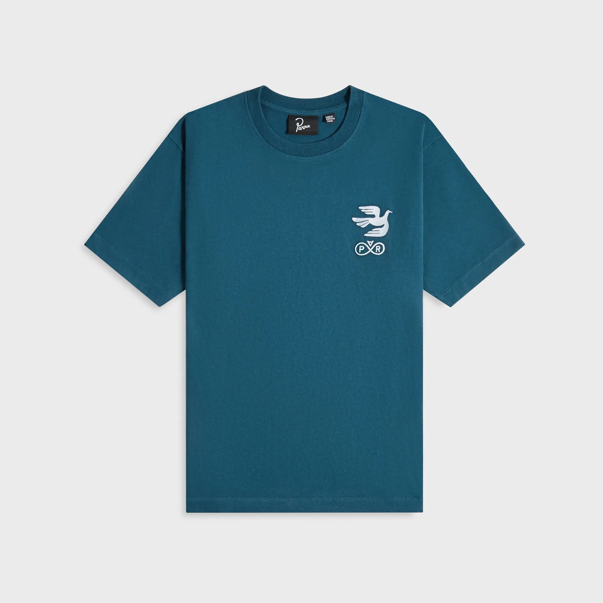 by Parra Infinite Bird Logo Tee - Blue futuristic Gym workout
