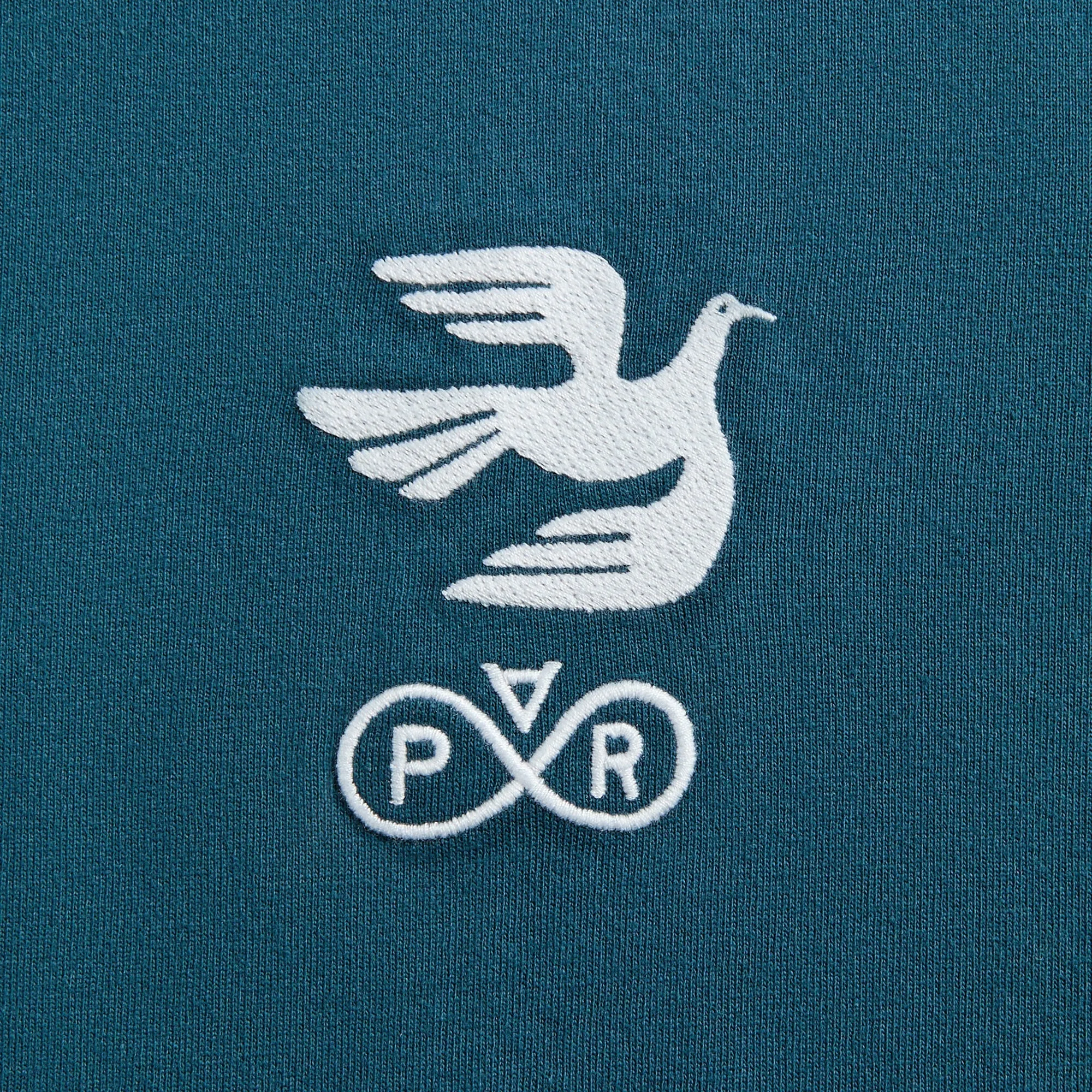 by Parra Infinite Bird Logo Tee - Blue Active Comfort