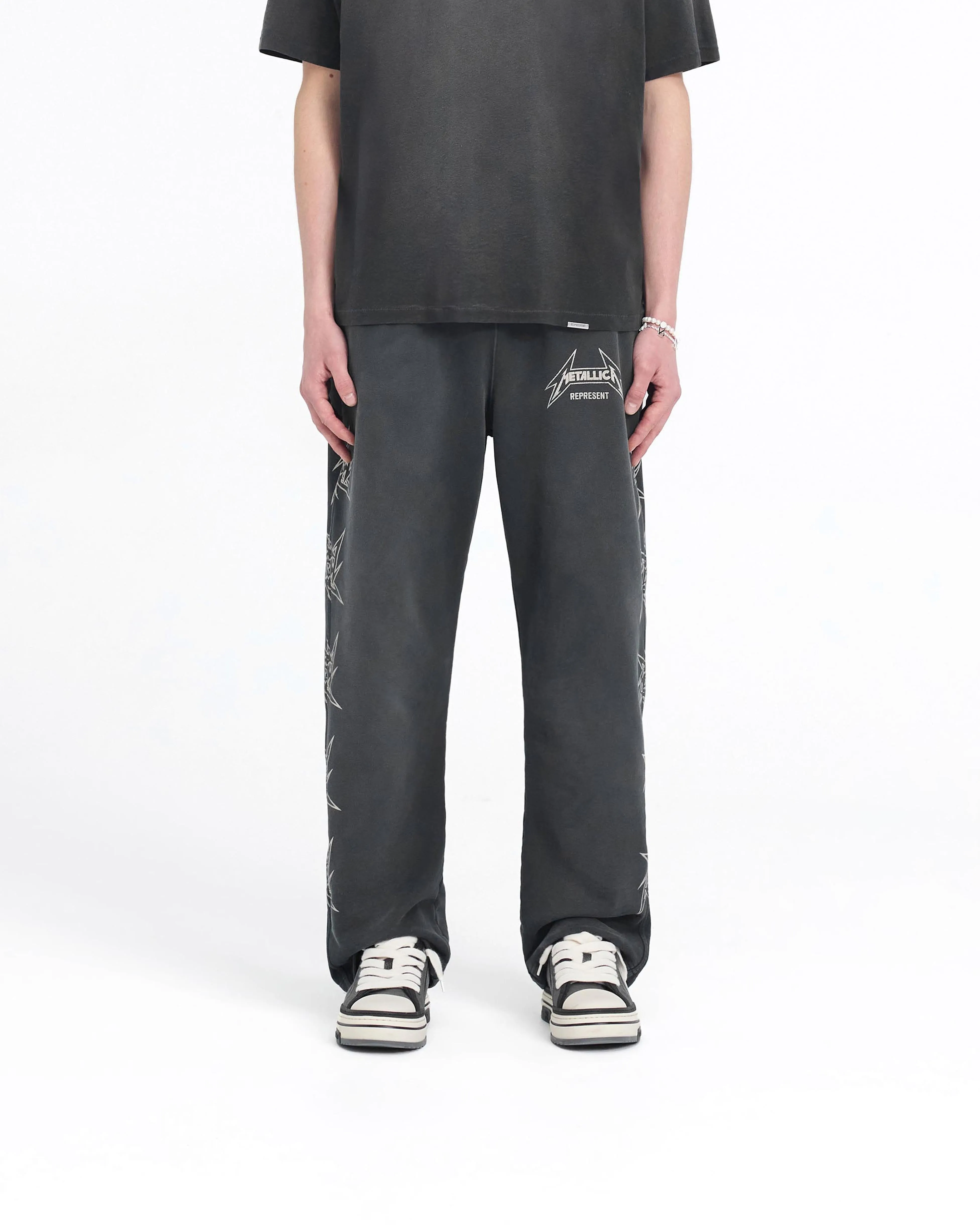 Breathable Layer UVProtectiveLayer Represent X Metallica Local Crew Sweatpant - Stained Black