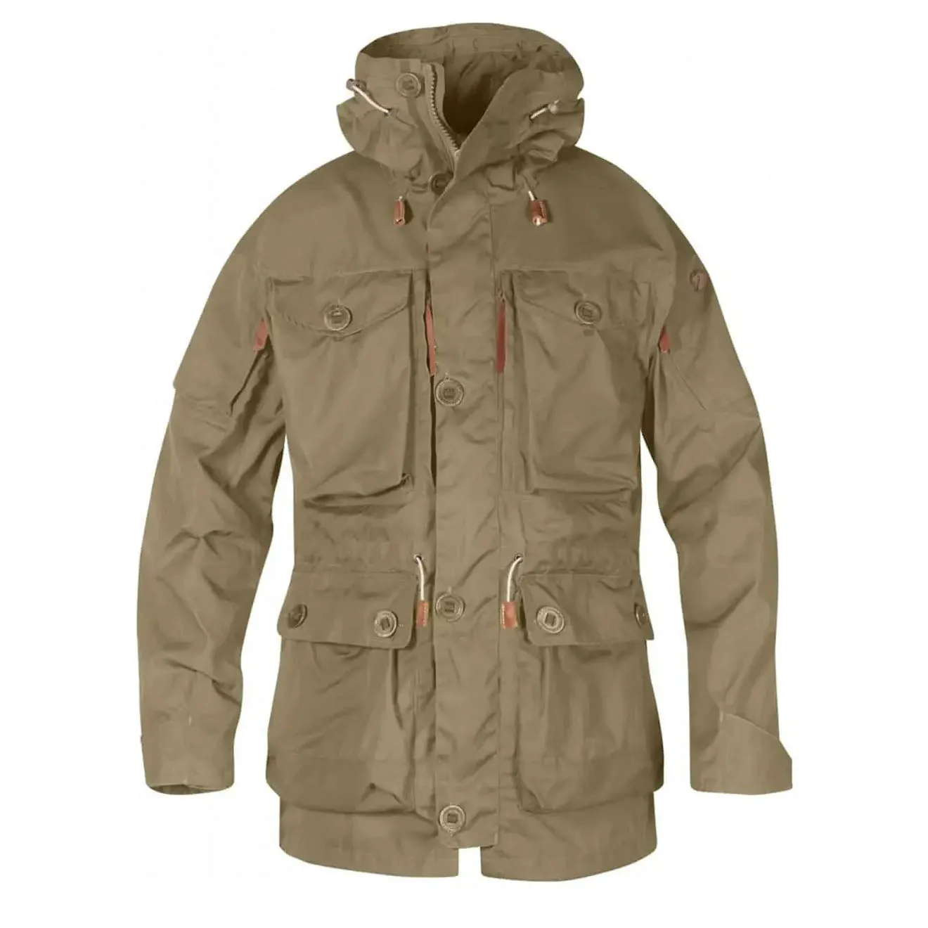 Fjallraven Smock No 1 Sand Modern Travel Look QuiltedPattern