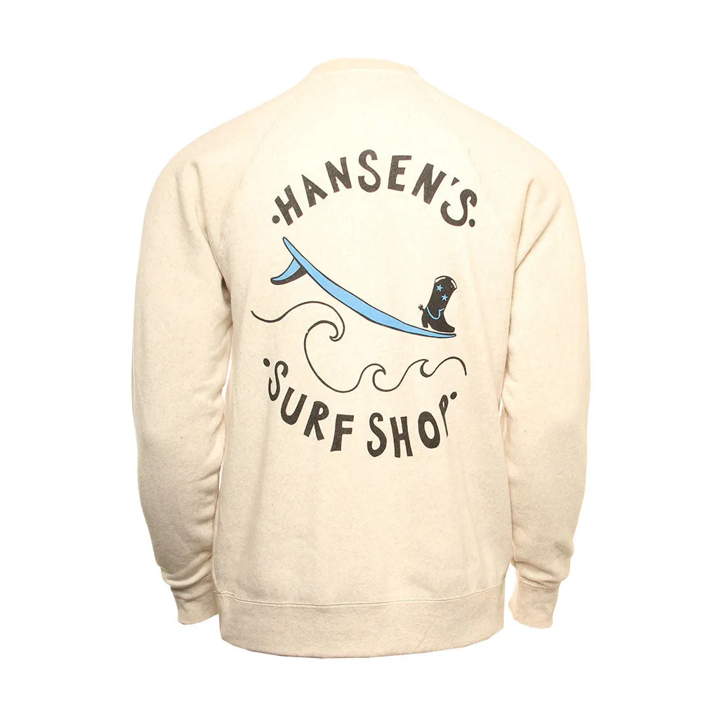 Hansen Mens Sweatshirt Boot On Board Crew Cool Essentials