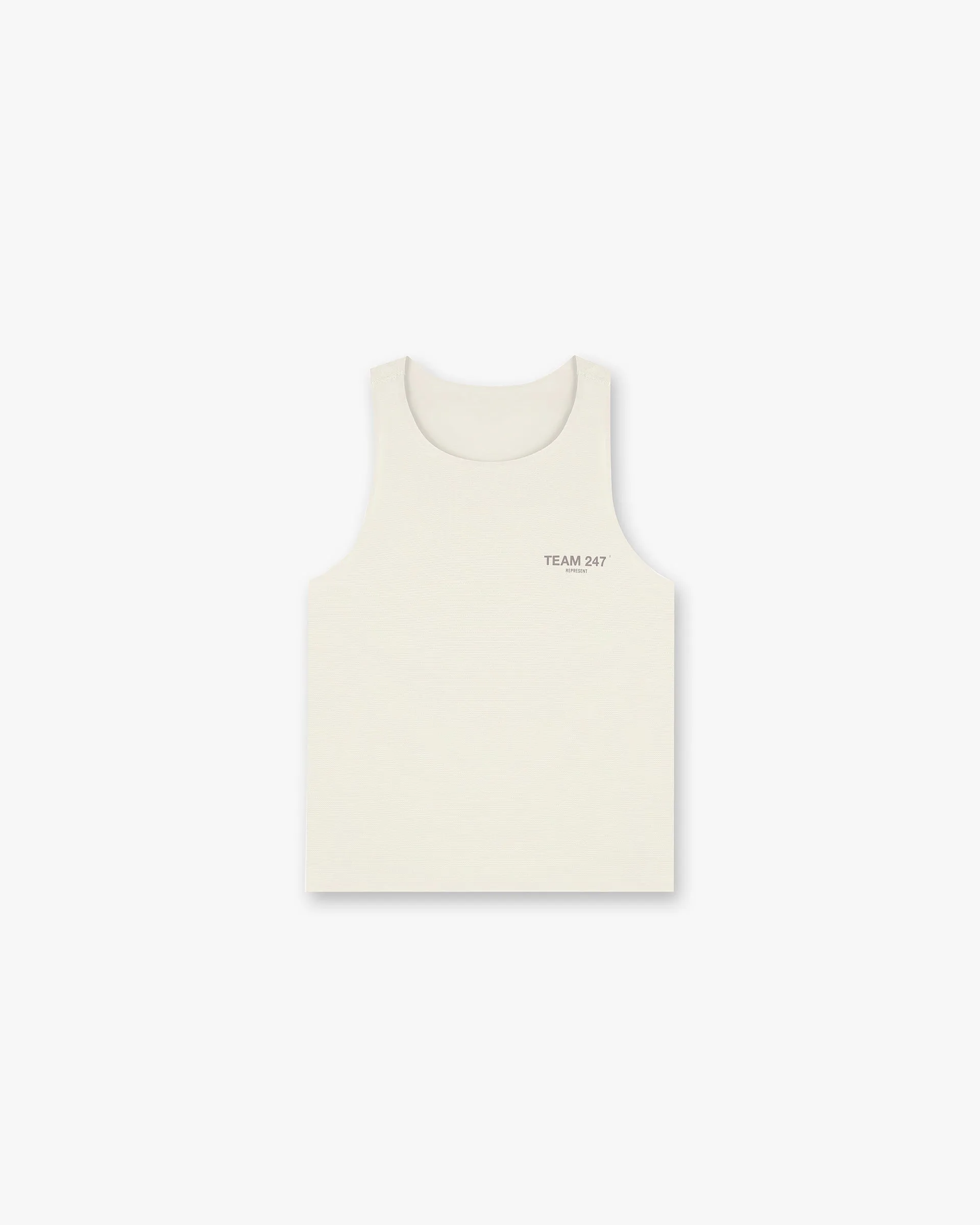Team 247 Run Vest - Cream Classic Comfort Style