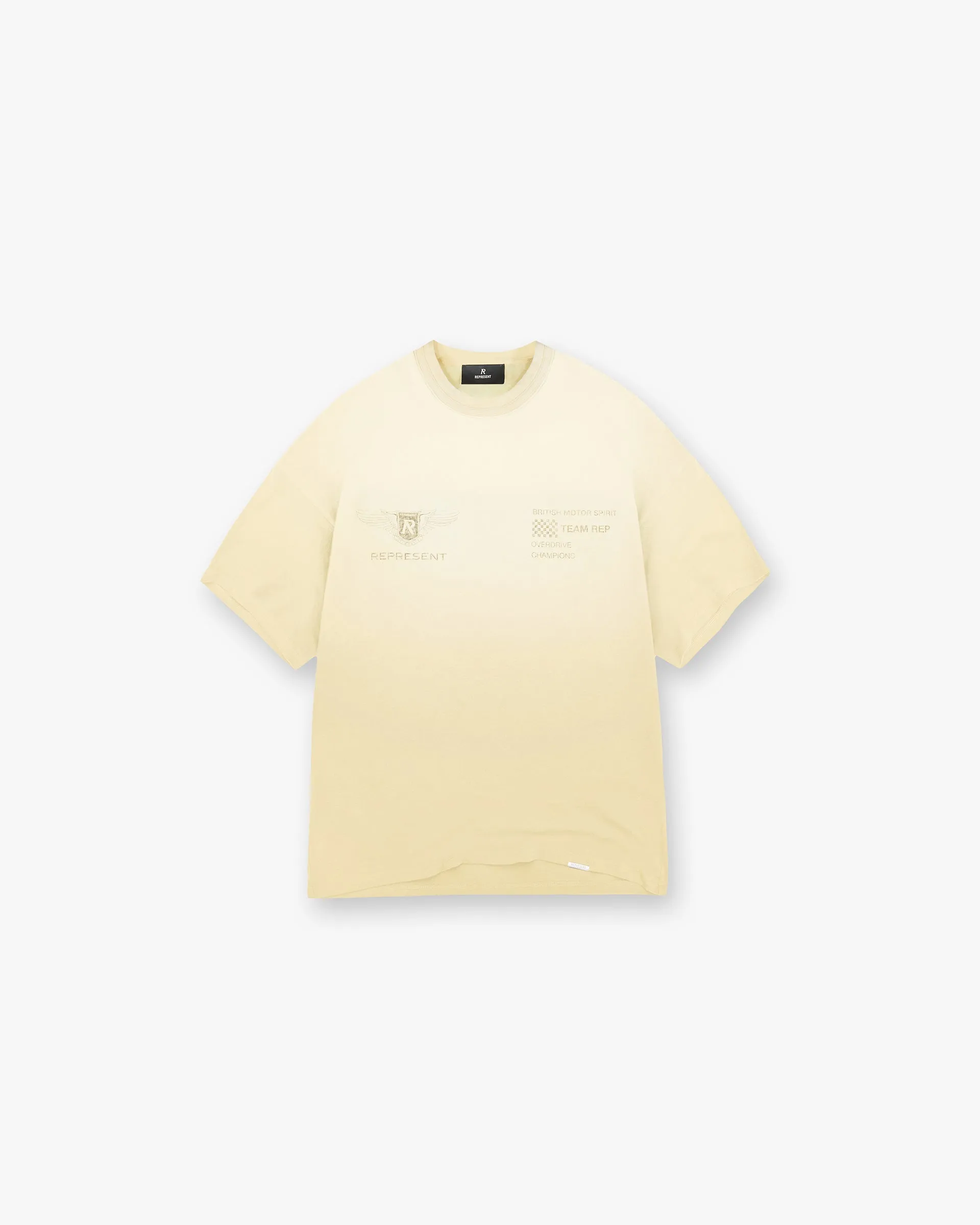 Team Rep T-Shirt - Light Yellow Low Impact Processing short sleeved