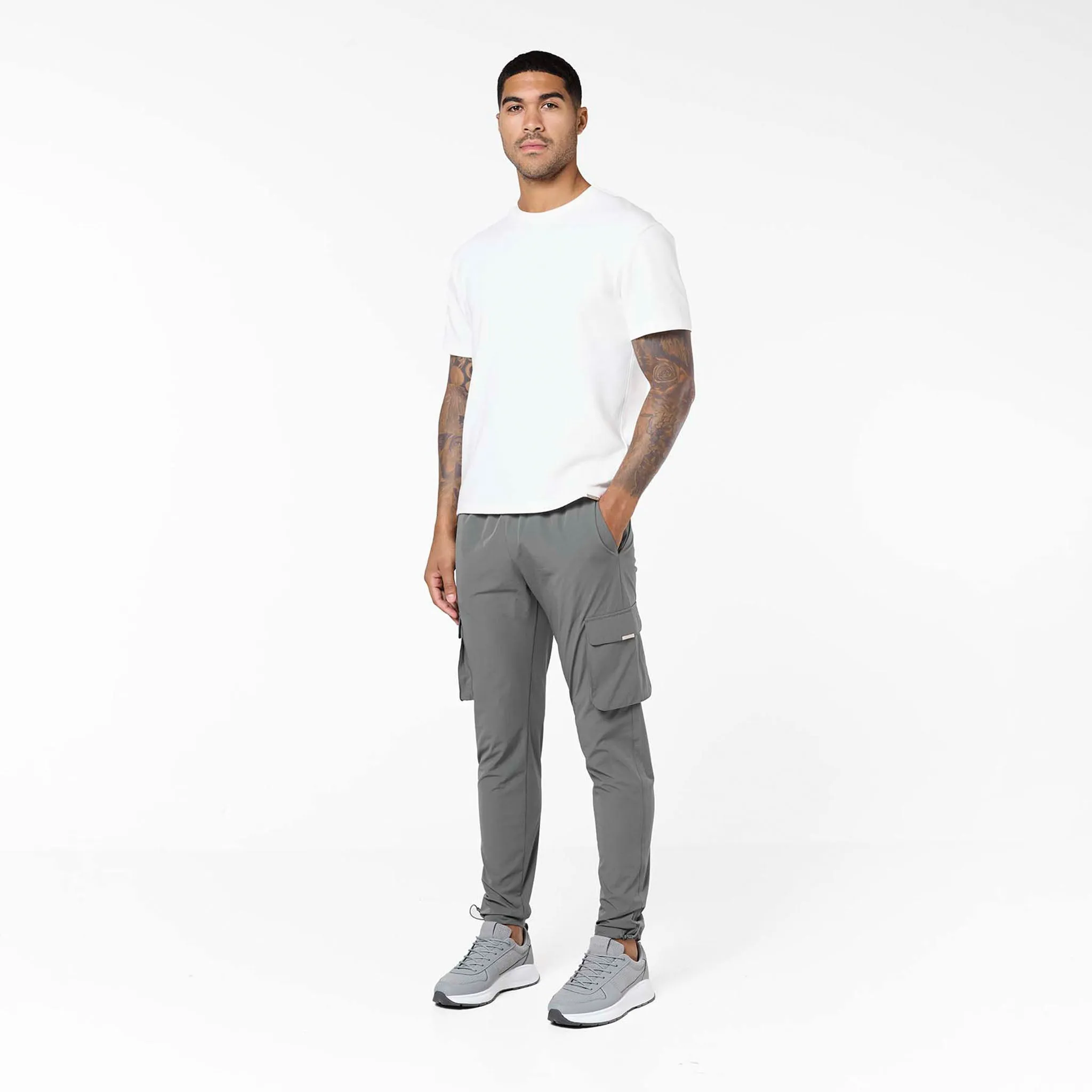 Trendy Vibe Wrinkle-Resistant Stretch Tech Cargo Pant | Khaki