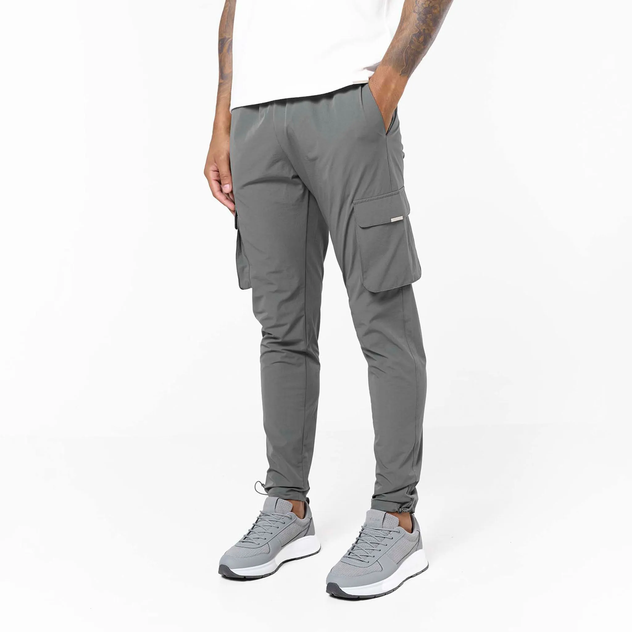 Flexible Durability clean design Stretch Tech Cargo Pant | Khaki