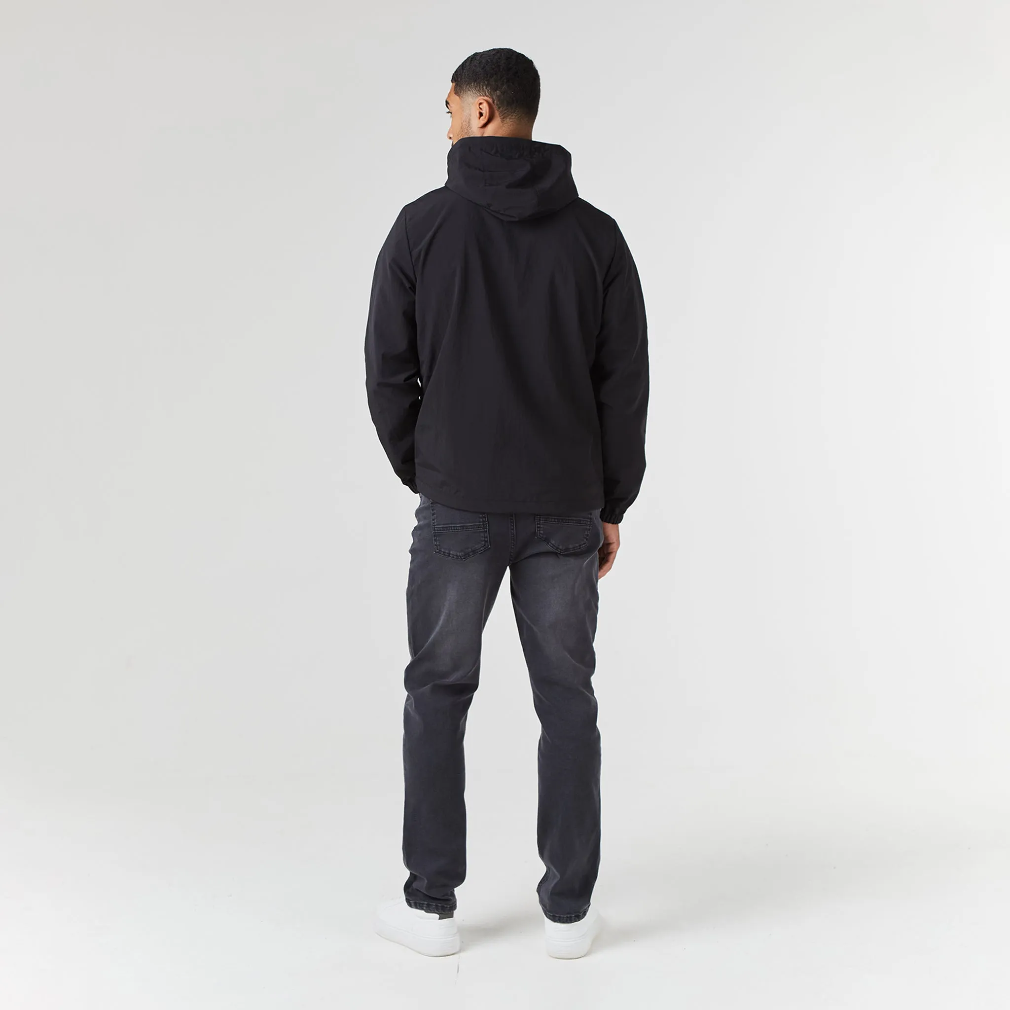 Tech Utility Jacket | Black SlimSilhouette Cool Tone