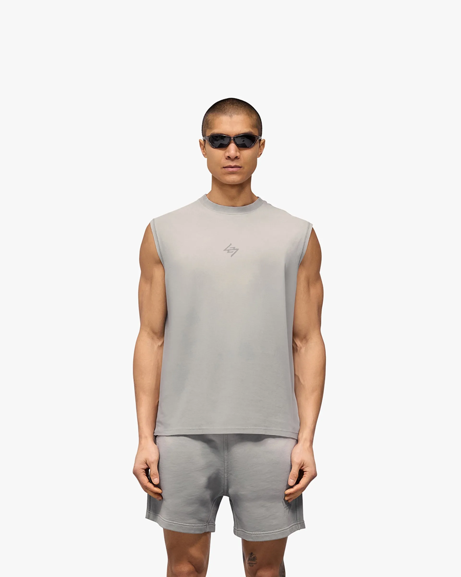 Casual Vibes 247 Motion Oversized Tank - Titanium