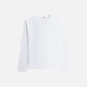 Effortless Wear Tekla Long Sleeve Sleeping Tee - White