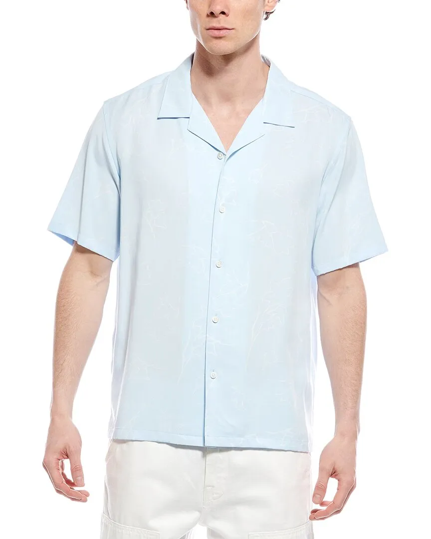 Theory Irving Sketch Shirt Moisture Wicking Layer Essential Fit