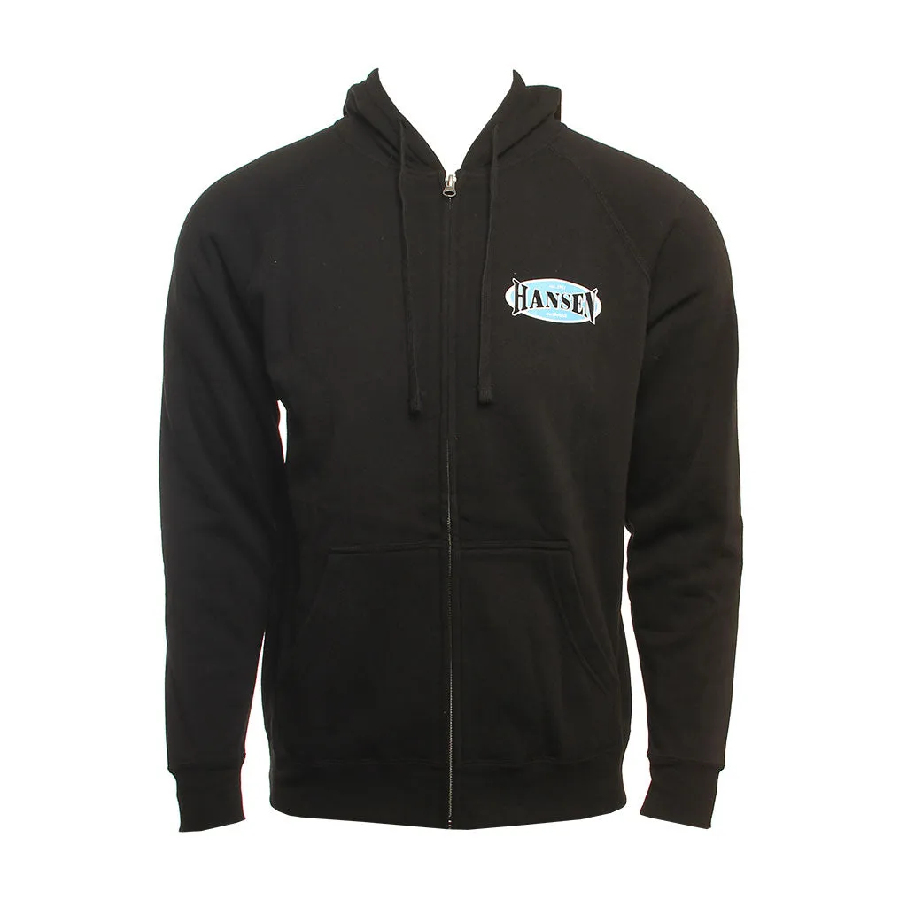 Stylish Fit Hansen Mens Sweatshirt Surfboard New Zip Hoodie