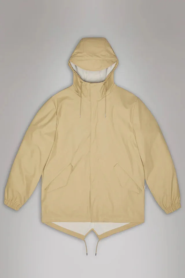 Quick drying material Rains Fishtail Jacket W3 Sand