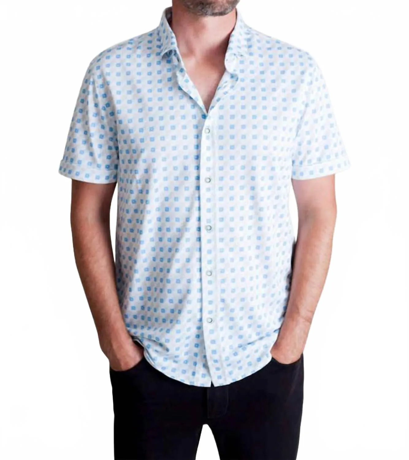 Classic Wear Throwback Tech Shirt In Blue