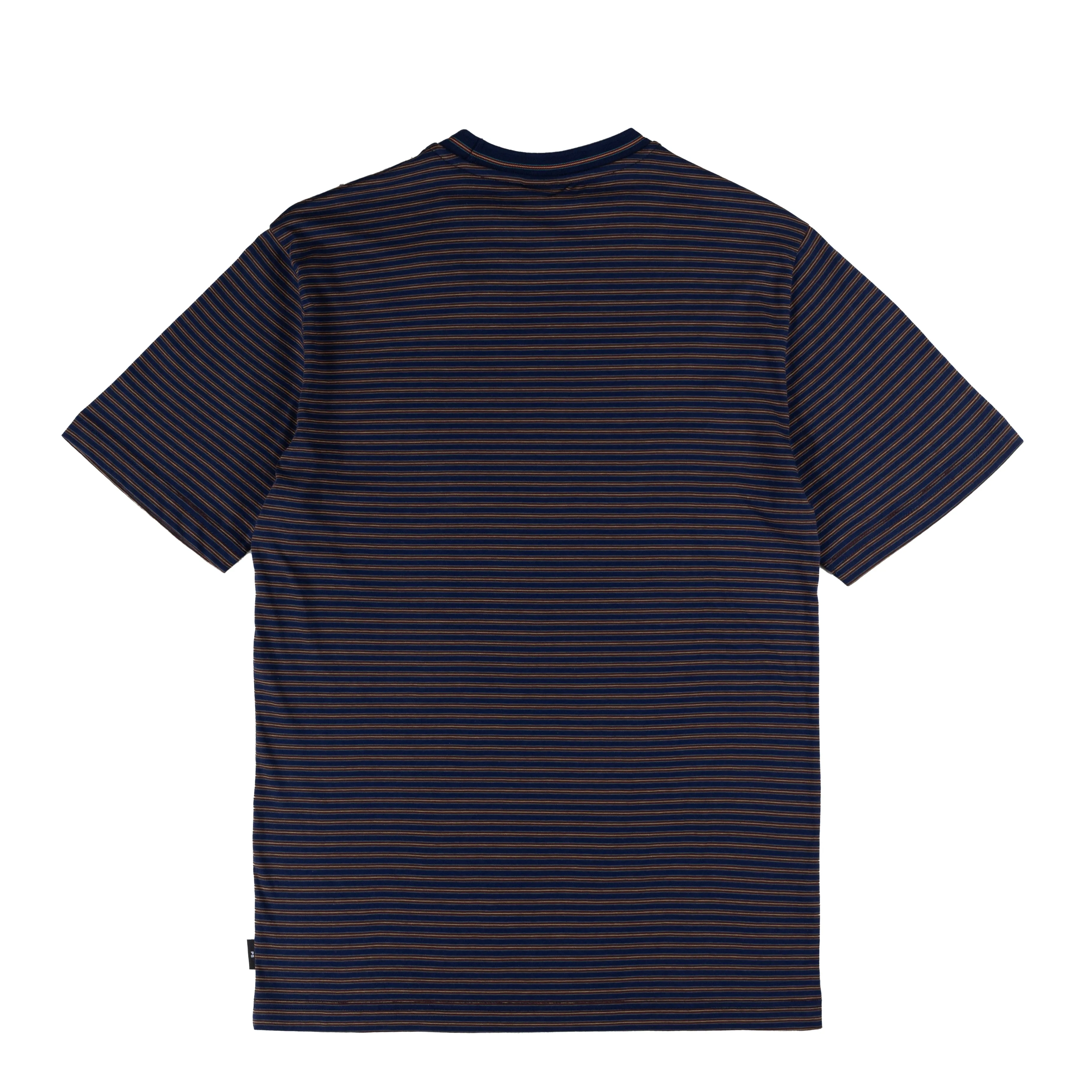Versatile Comfort Wear Paul Smith Fine Stripe Casual Fit T Shirt Blue / Tan