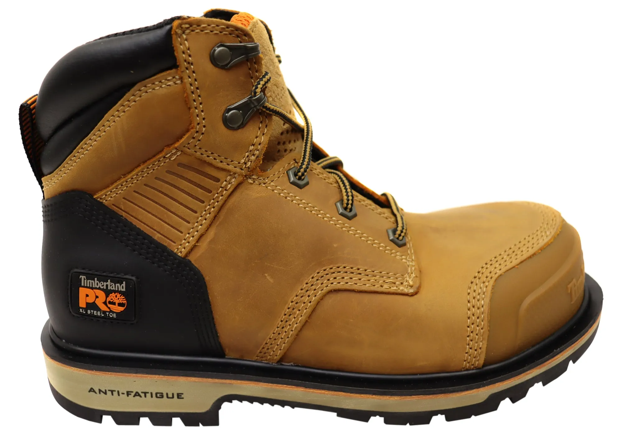 Timberland Mens Pro Ballast 6 Inch Steel Toe Leather Work Boots Wide Range Lace-up