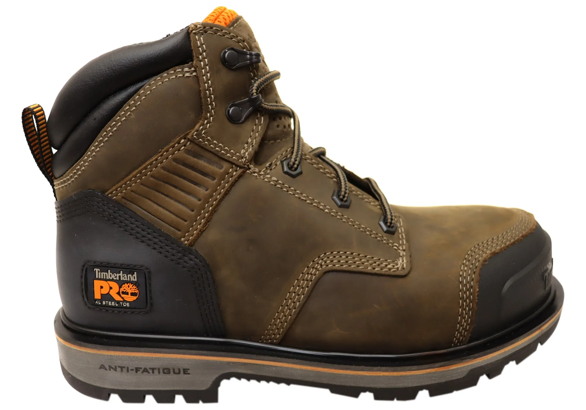 Timberland Mens Pro Ballast 6 Inch Steel Toe Leather Work Boots Thermal Core Windy Weather Fashion Guy