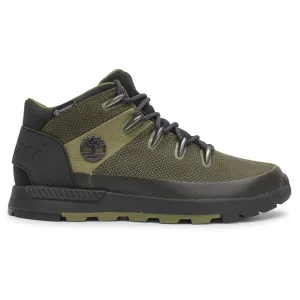 Timberland Sprint Trekker Mid Textile Men's Lace Up Military Olive Boots Flat Sole Strong Laces