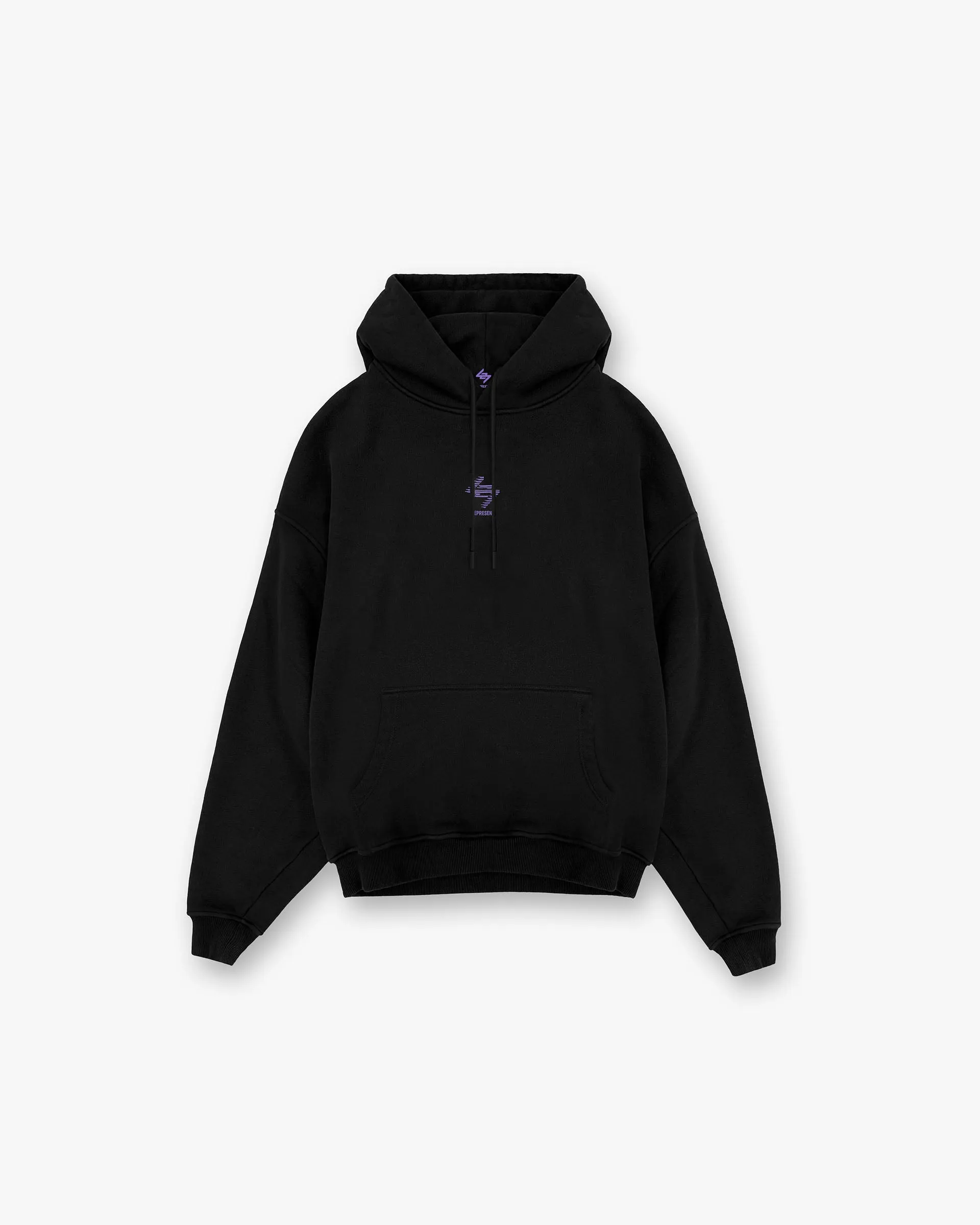 247 Berlin Hoodie - Black Purple product dancing suitable rhythm Anti Pilling