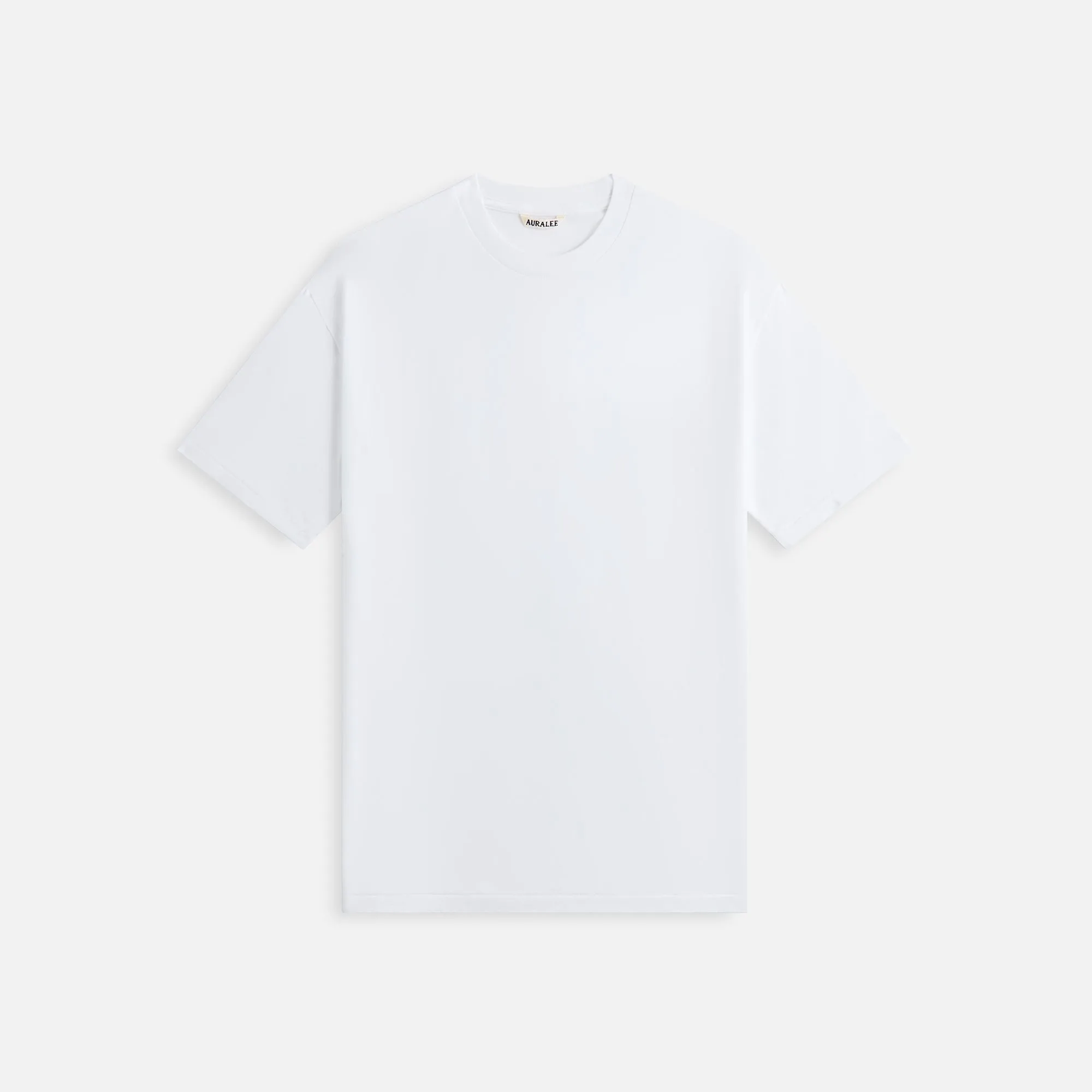 Holiday Outfit Auralee Seamless Crew Neck Tee - White
